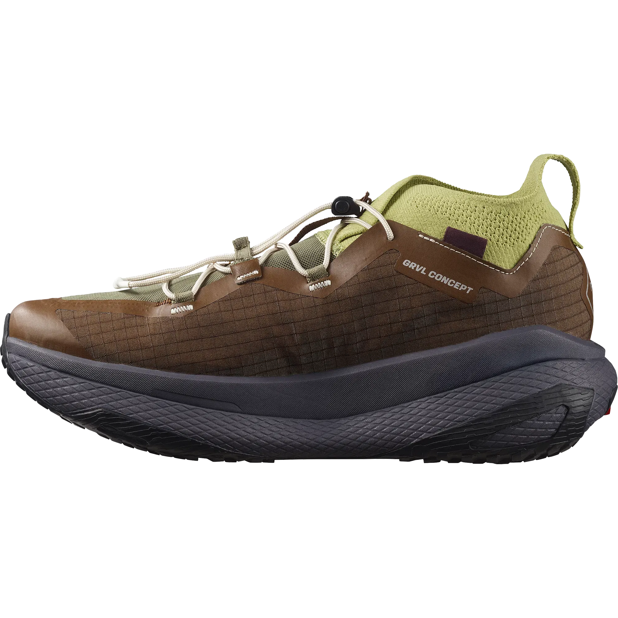 Salomon Grvl Concept Pas Normal Studios Gravel Running Shoes Dark Earth