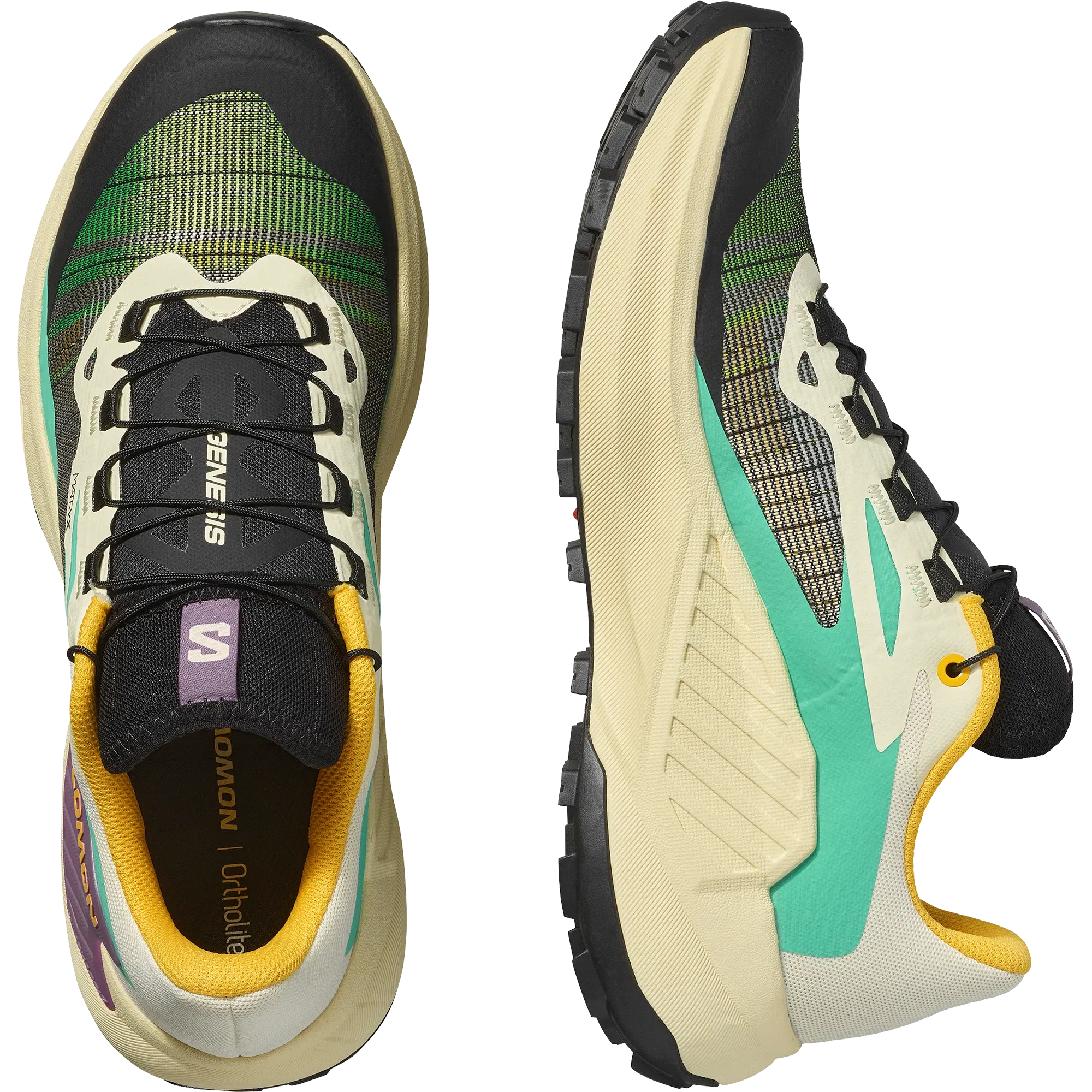 Salomon Genesis Trail Running Shoes Womens Transparent Yellow