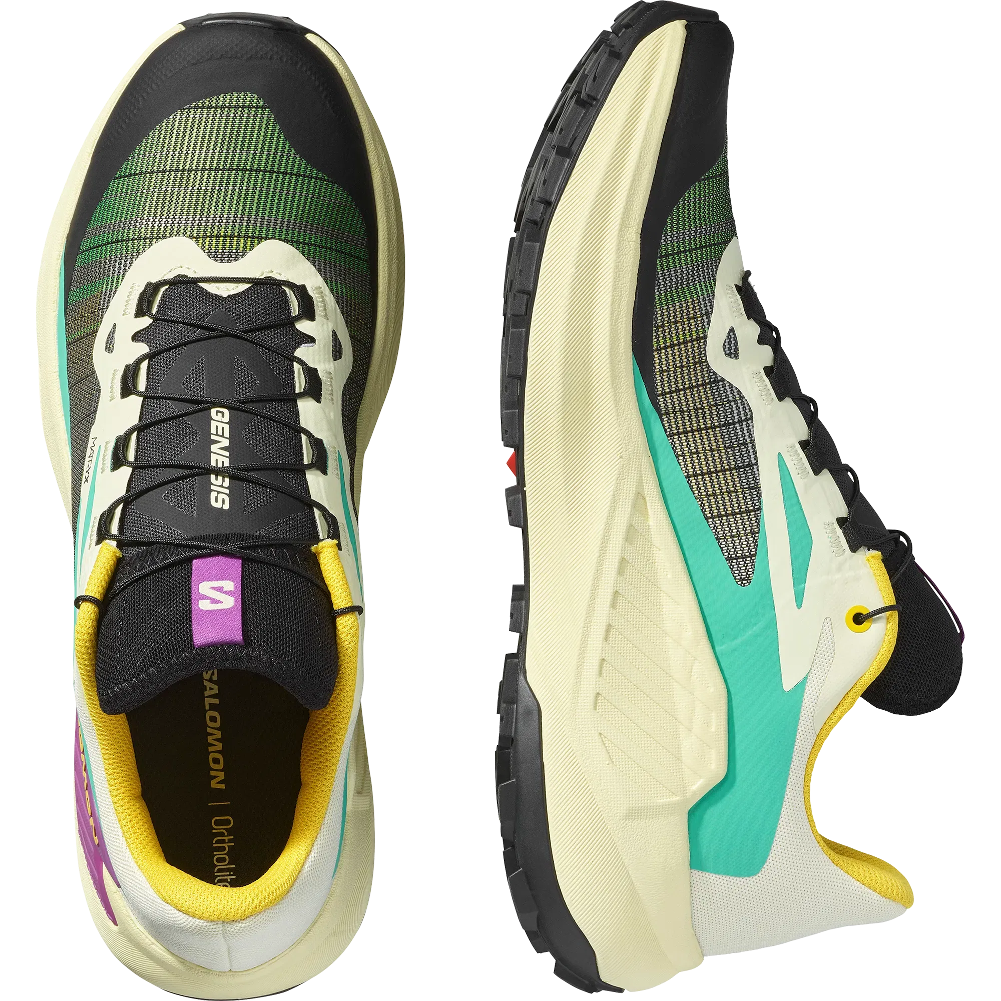 Salomon Genesis Trail Running Shoes Transparent Yellow