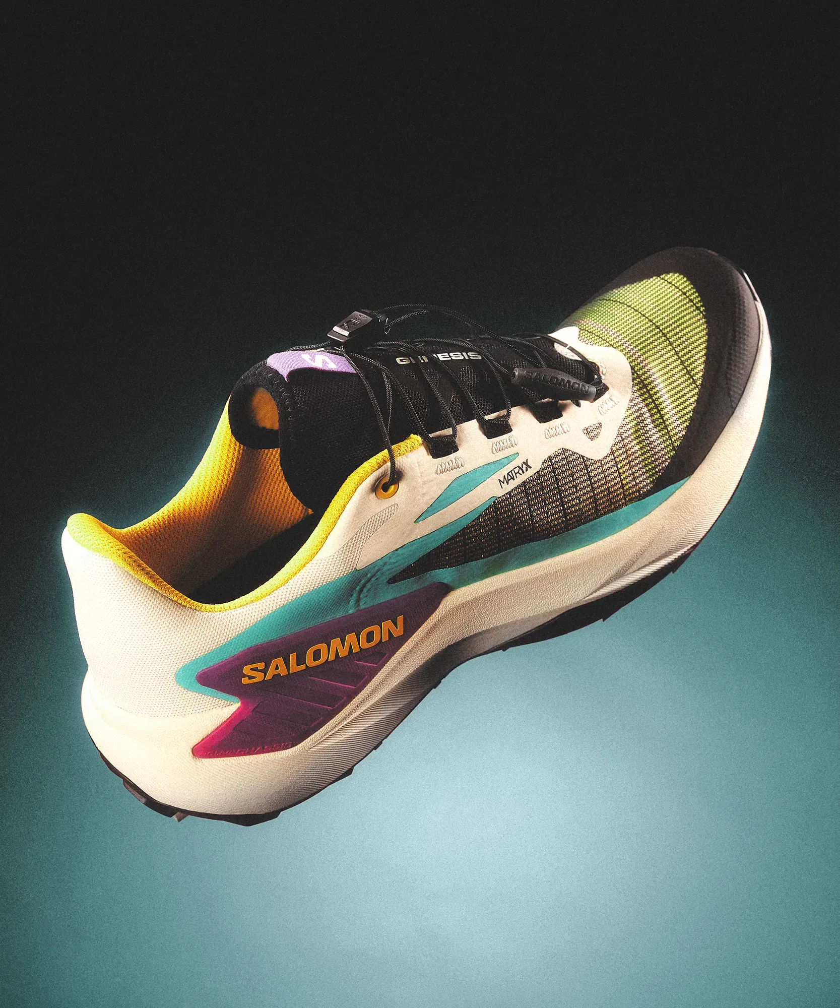 Salomon Genesis Trail Running Shoes Transparent Yellow