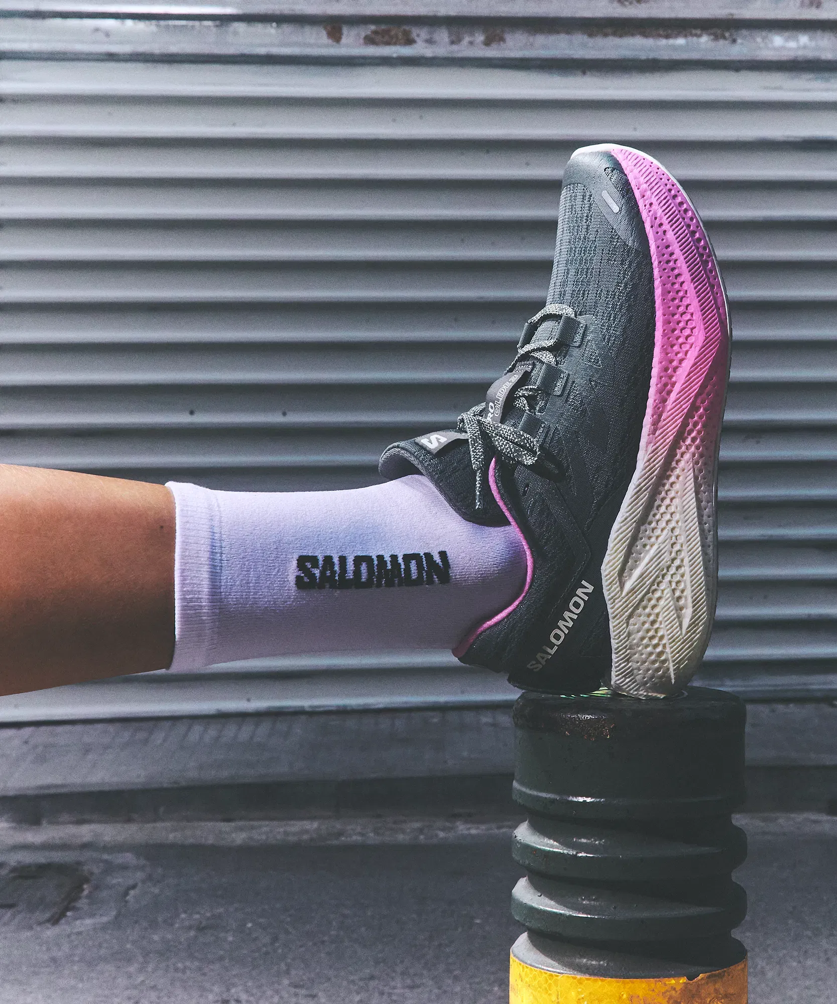 Salomon Aero Glide 3 Road Running Shoes Womens Sedona Sage