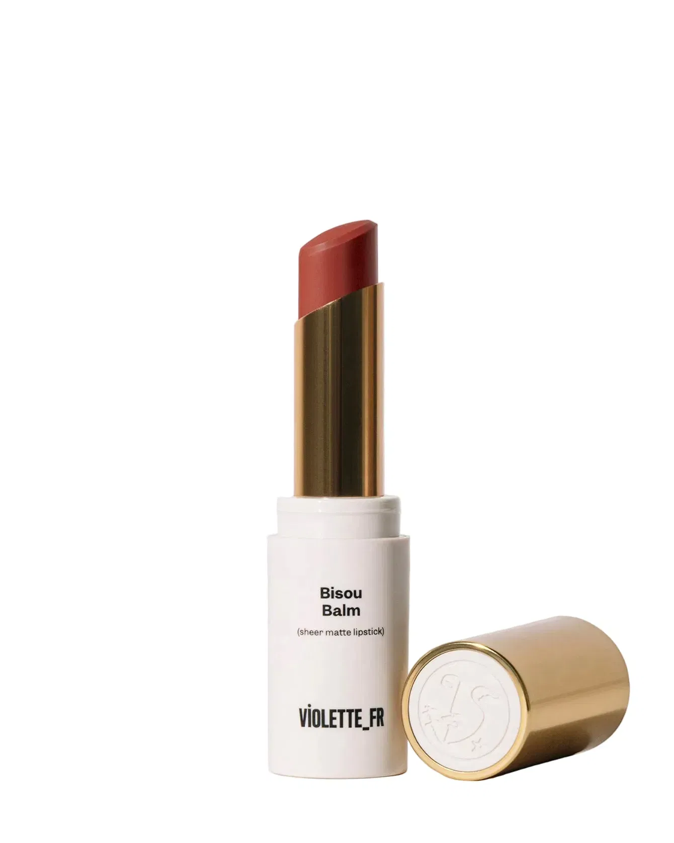 VIOLETTE FR Sheer Matte Lipstick Bisou Balm - Mon Chéri