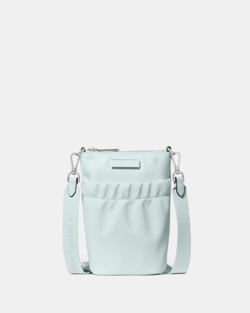 KateSpade Carter Nylon Phone Crossbody Bag Crisp Sky