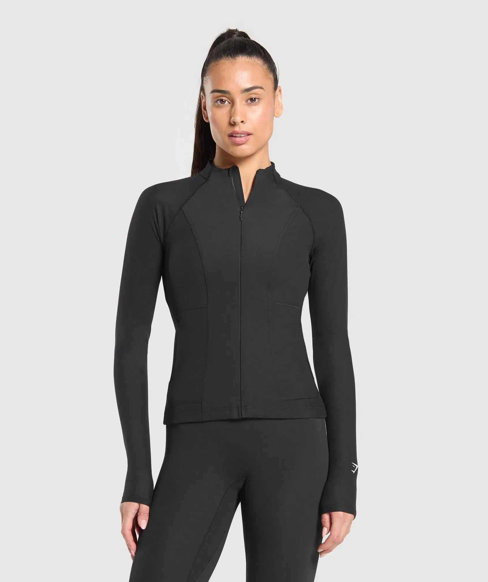 Women's Gymshark Conditioning Full Zip Jacket Black