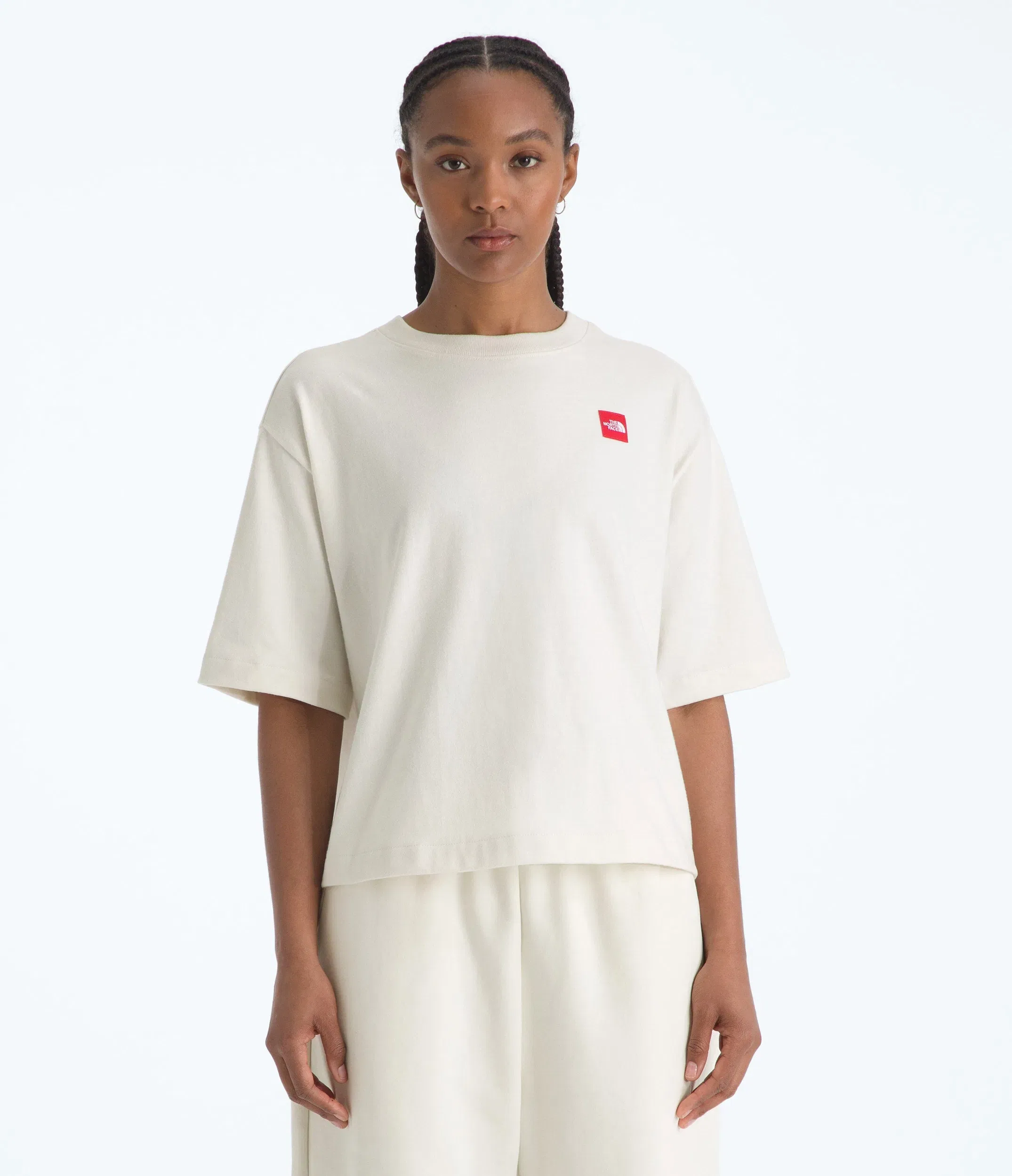 The North Face Women’s TNF™ Red Box Short-Sleeve Boxy Tee White Dune
