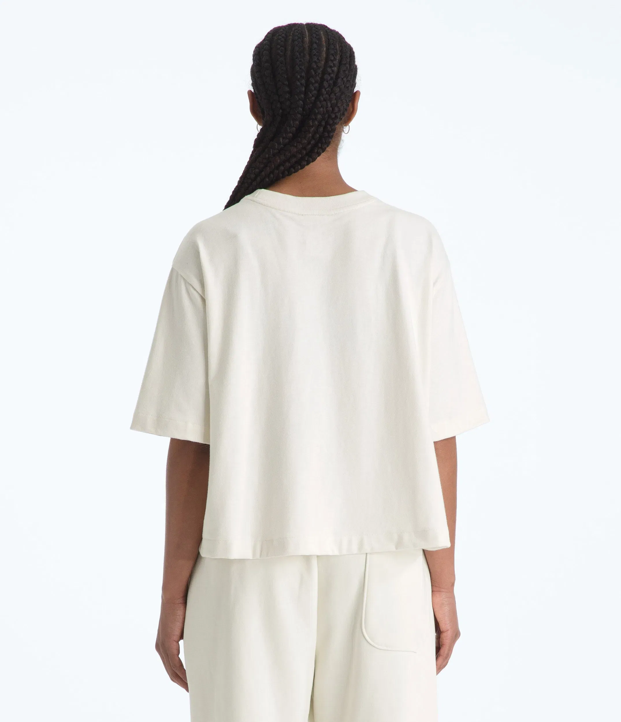 The North Face Women’s TNF™ Red Box Short-Sleeve Boxy Tee White Dune