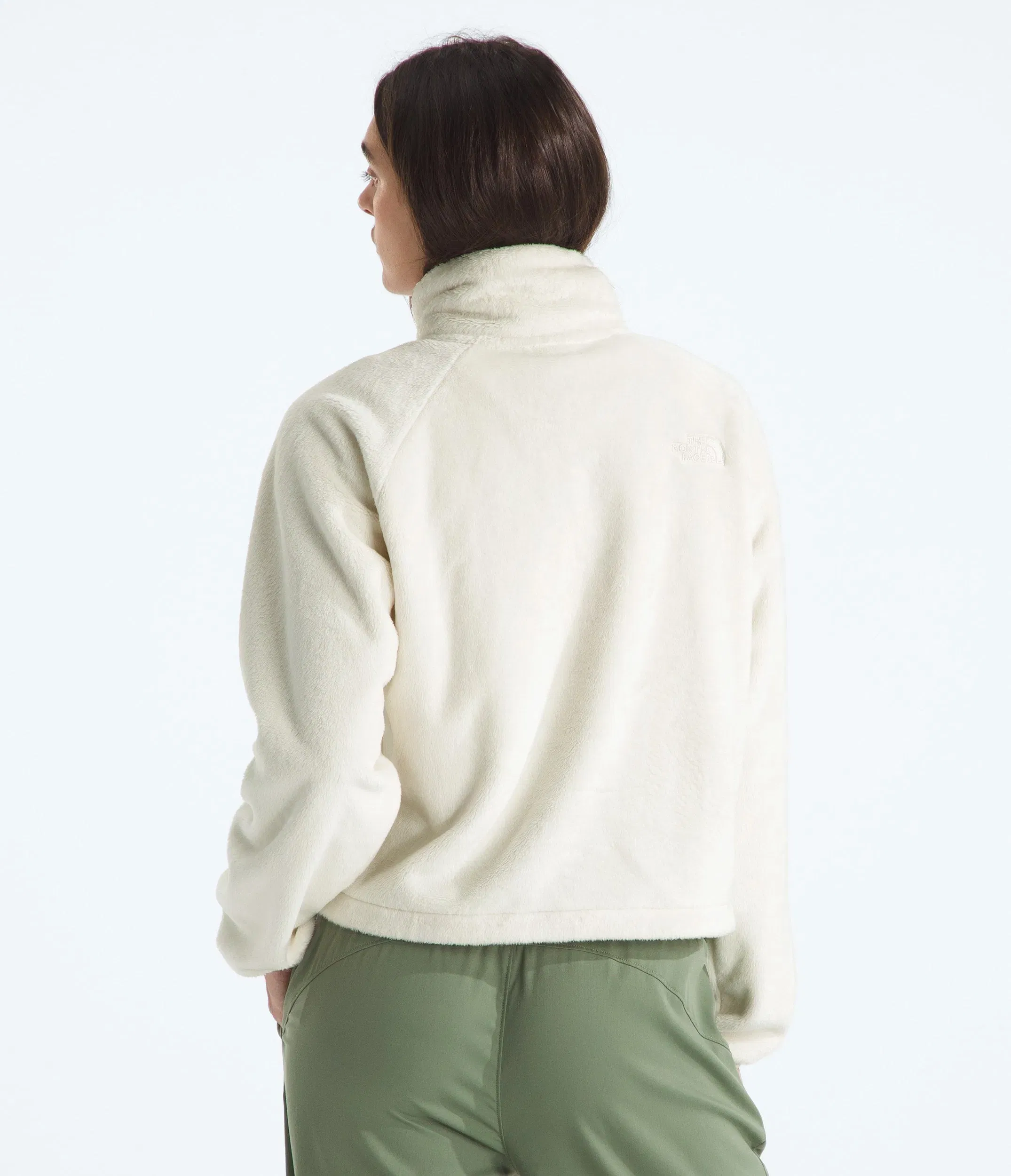 The North Face Women’s Osito Lux ¼-Zip Jacket White Dune