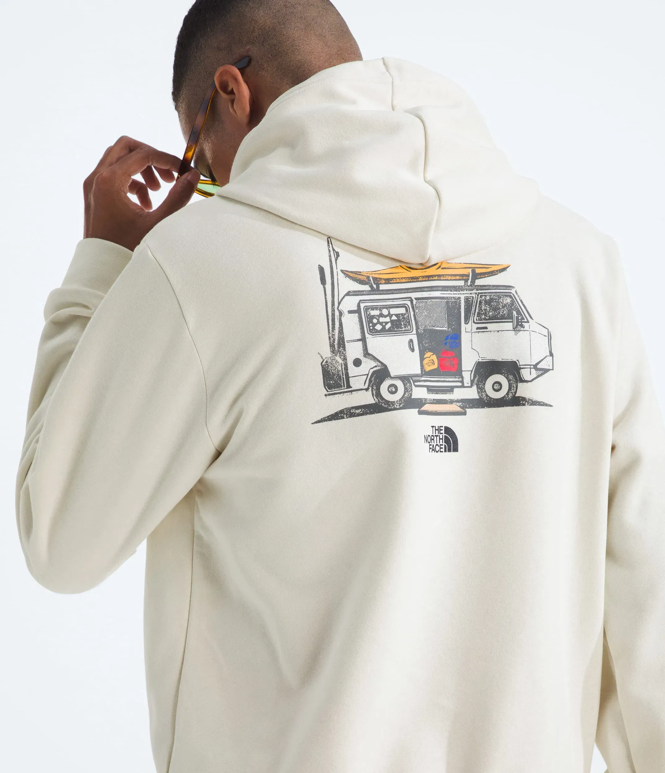The North Face Men’s Evolution Van Life Hoodie—Graphic White Dune