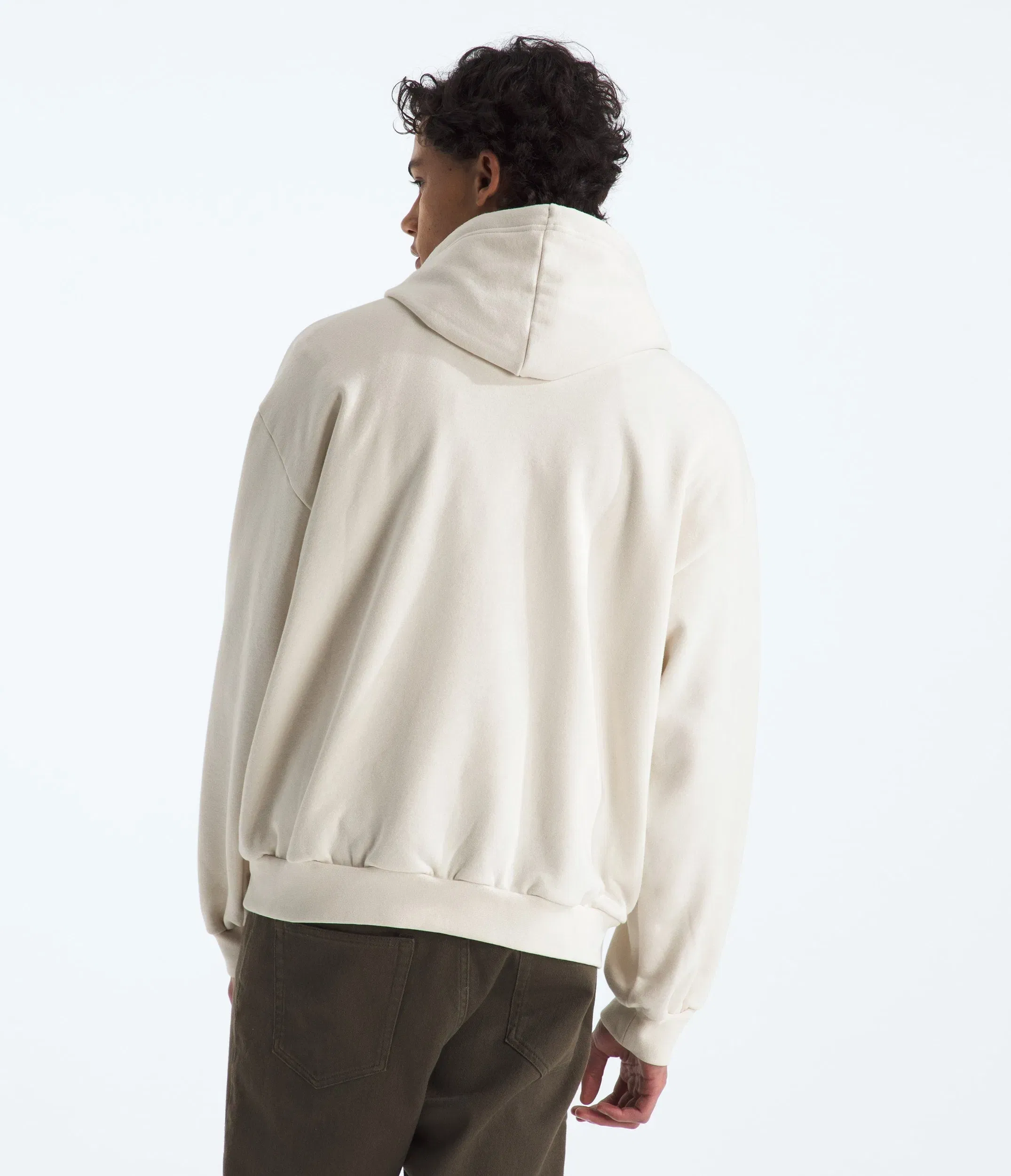 The North Face Men’s Evolution Simple Dome Oversize Hoodie White Dune