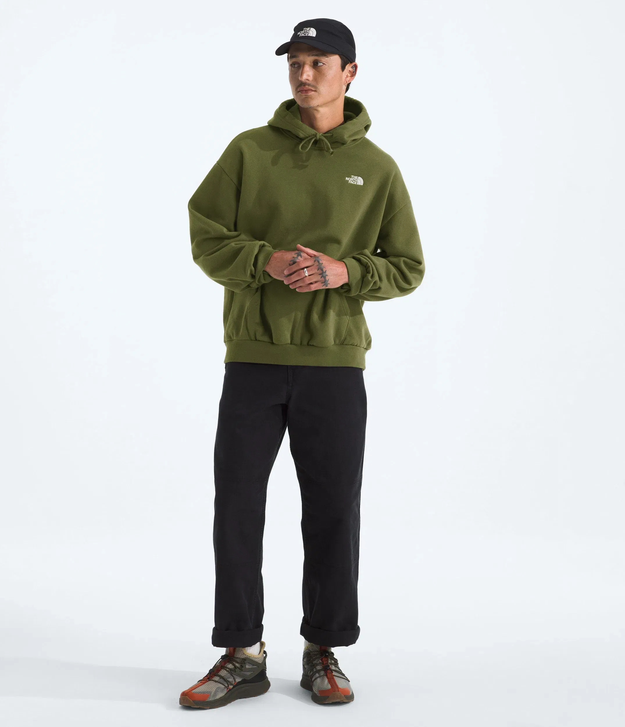 The North Face Men’s Evolution Simple Dome Oversize Hoodie Woodland Green