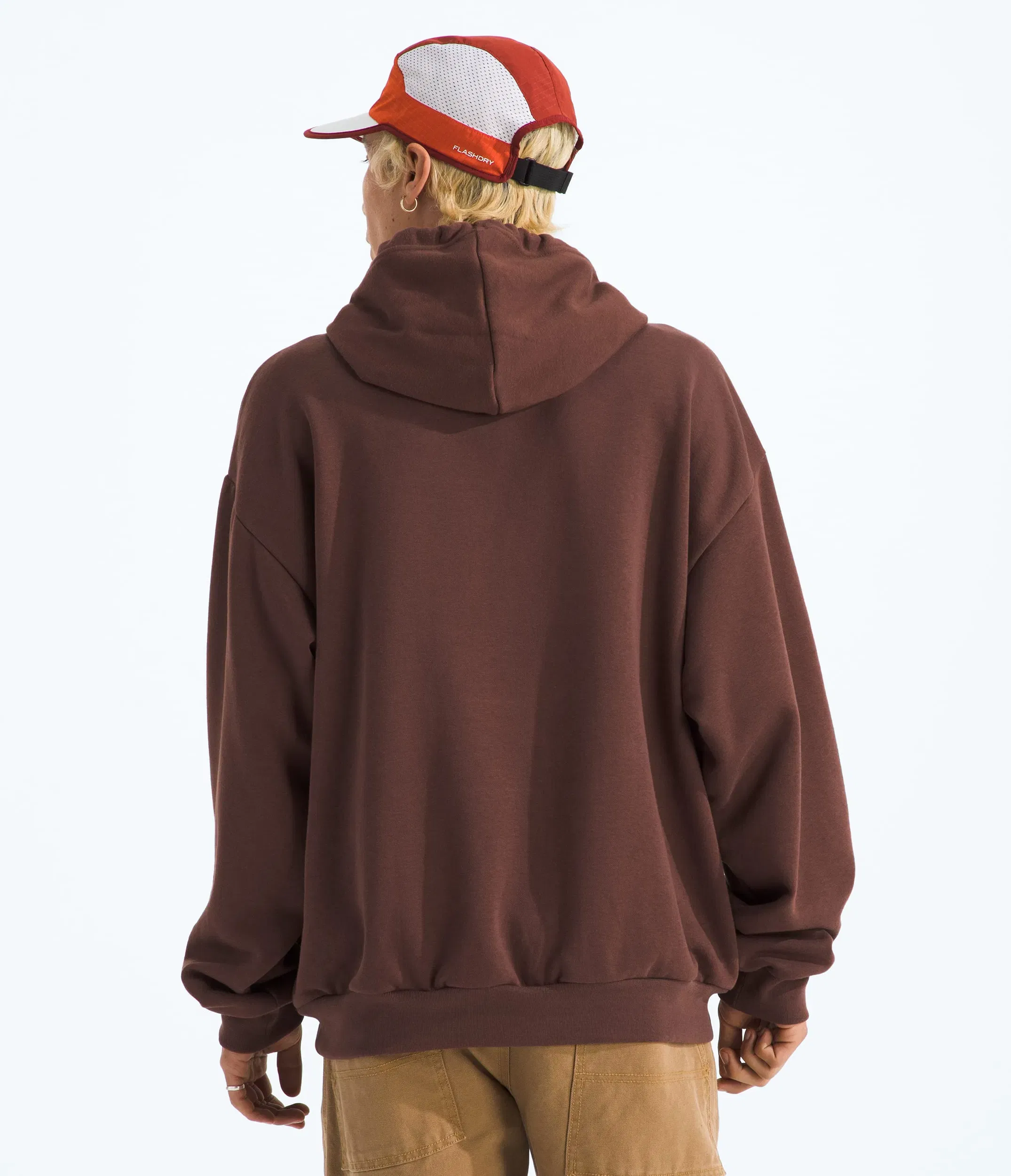 The North Face Men’s Evolution Simple Dome Oversize Hoodie Ember Soil