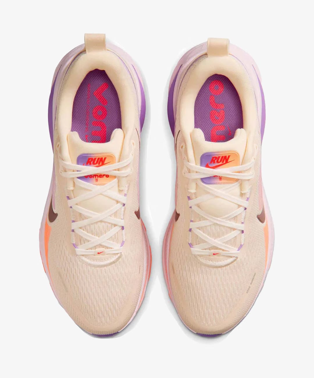 NIKE | VOMERO 18 { CHALK/PINK FOAM/BRIGHT VIOLET/TATTOO