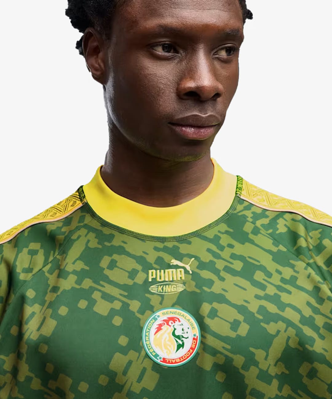PUMA | PUMA x SENEGAL x SALEHE BEMBURY KING JERSEY { OLIVE GREEN
