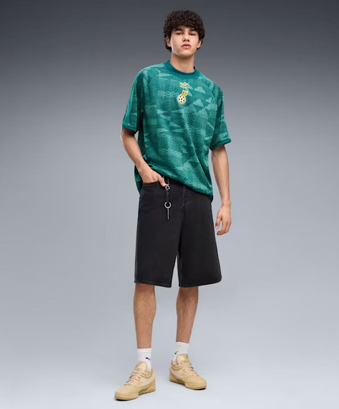 PUMA | PUMA x GHANA x SALEHE BEMBURY JERSEY { EMERALD ICE