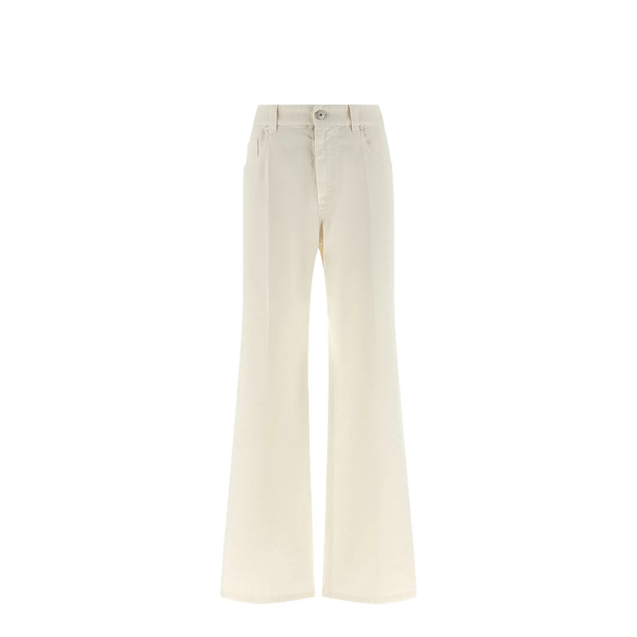 Contemporary Loose Jeans White