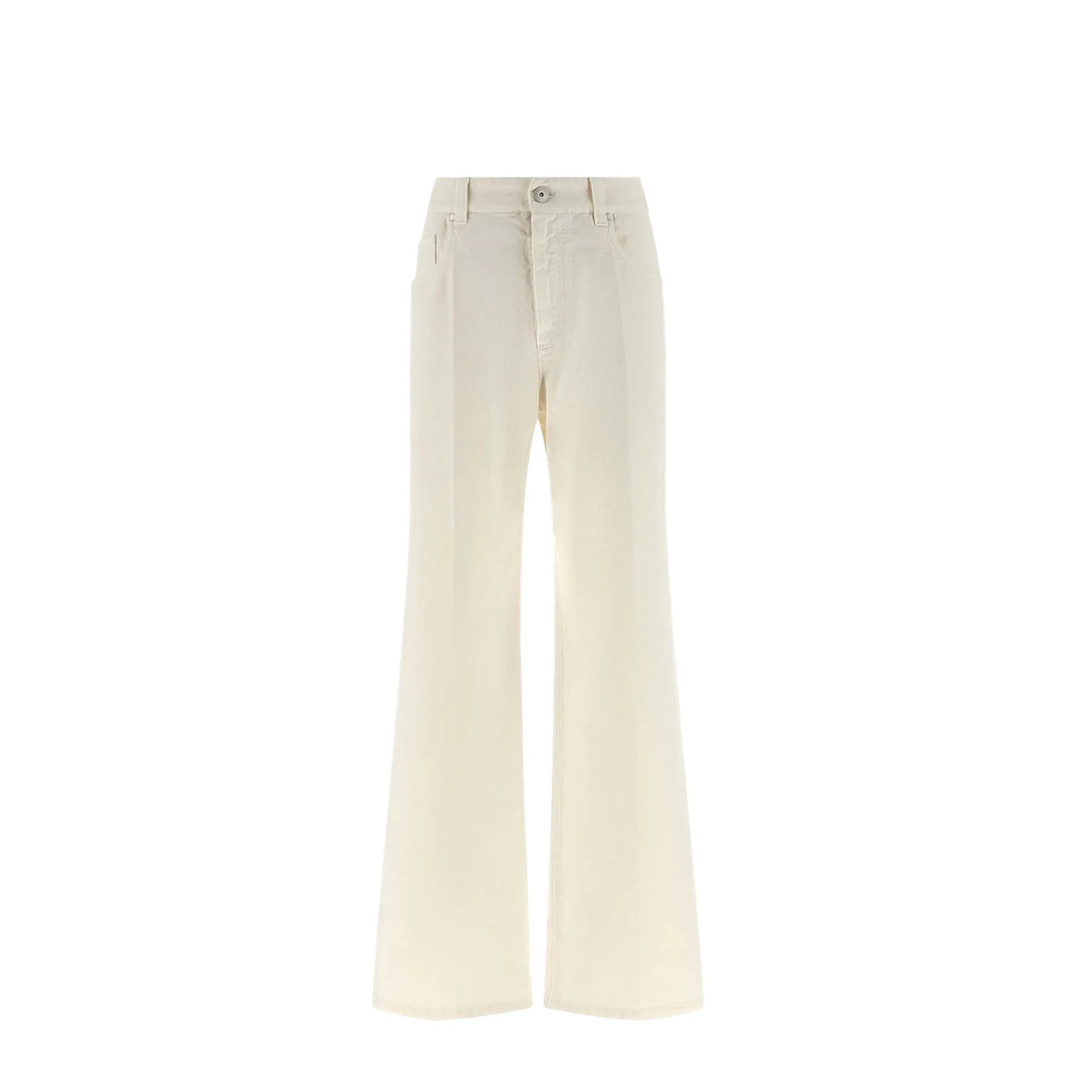 Contemporary Loose Jeans White