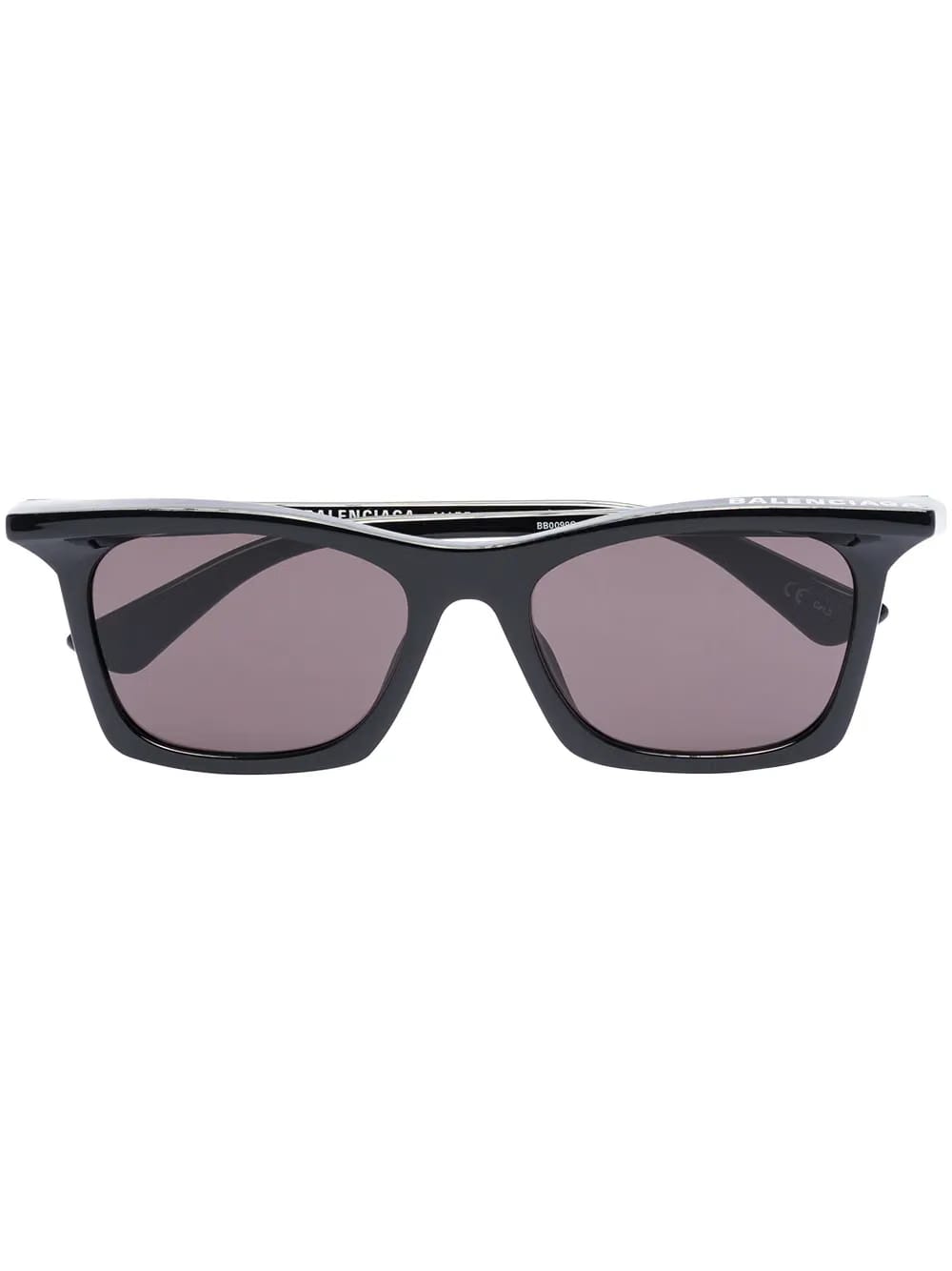 Rim rectangle-frame sunglasses