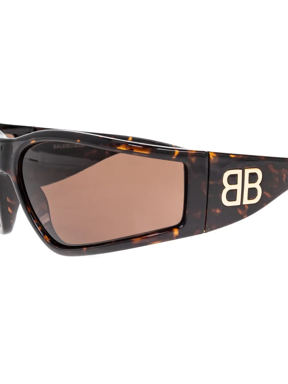 rectangle-frame branded sunglasses