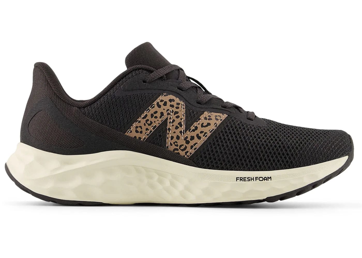 New Balance Fresh Foam Arishi V4 Black Cement Flat Taupe Angora Womens