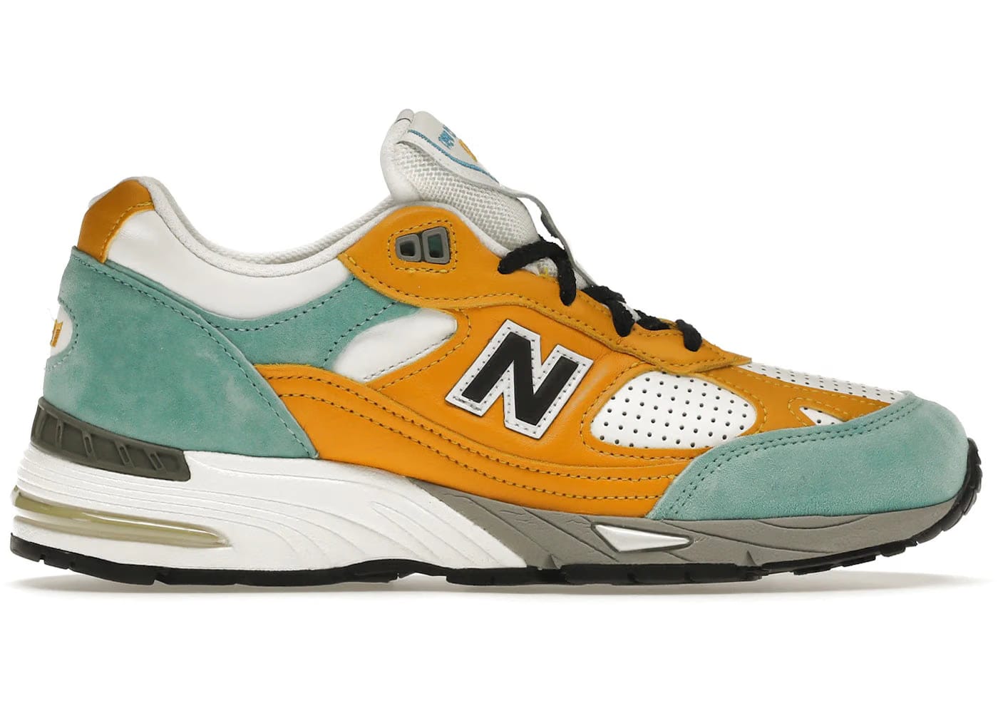 New Balance 991 Sns Yellow Blue Womens