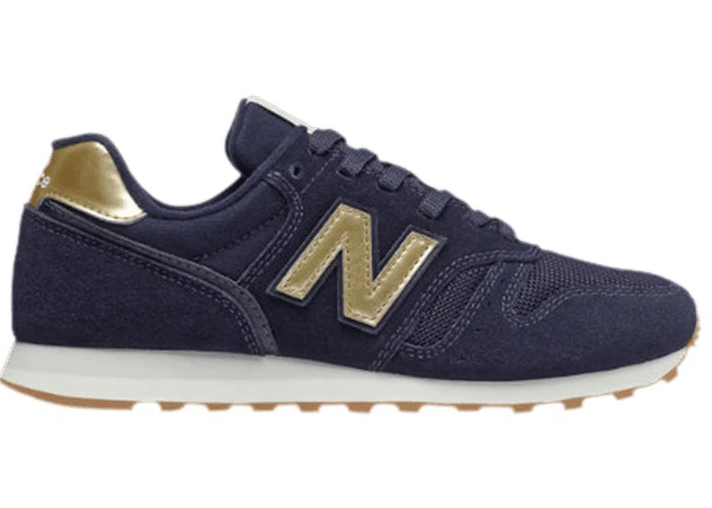 New Balance 373 Navy Gold Womens
