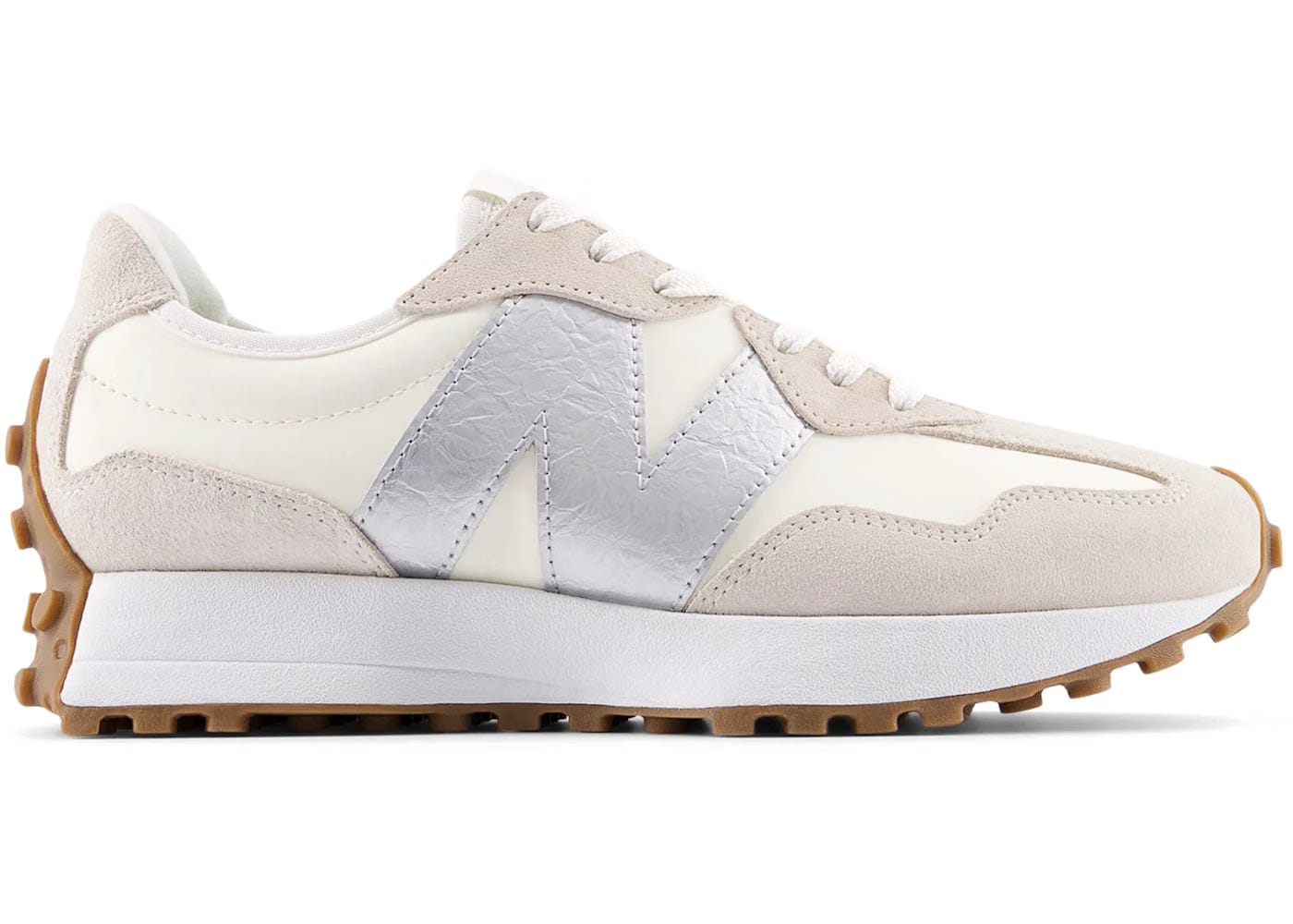 New Balance 327 Angora Silver Metallic Womens