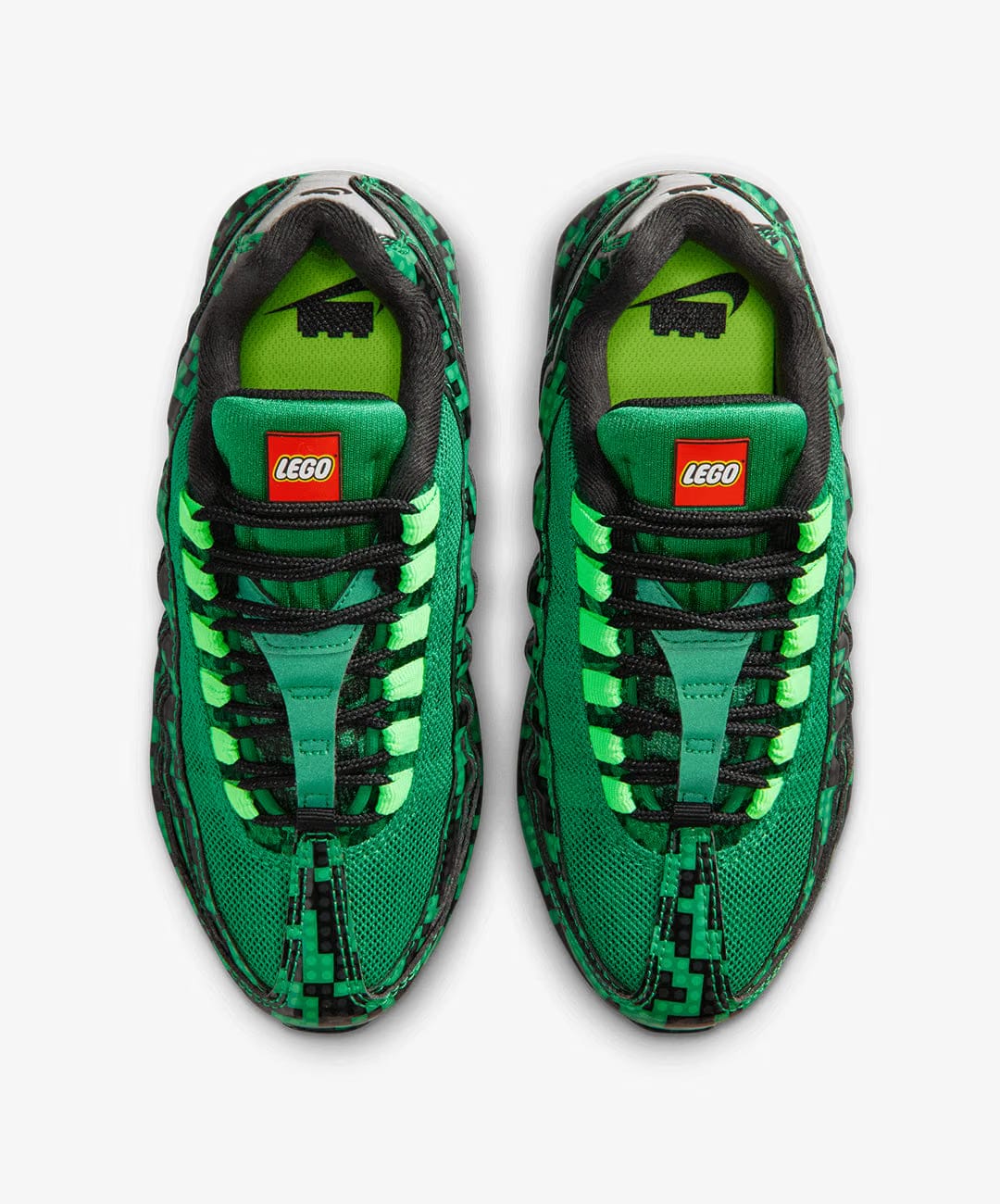 Nike | AIR MAX 95 X LEGO® COLLECTION (GS) { LUCKY GREEN/METALLIC SILVER-BLACK