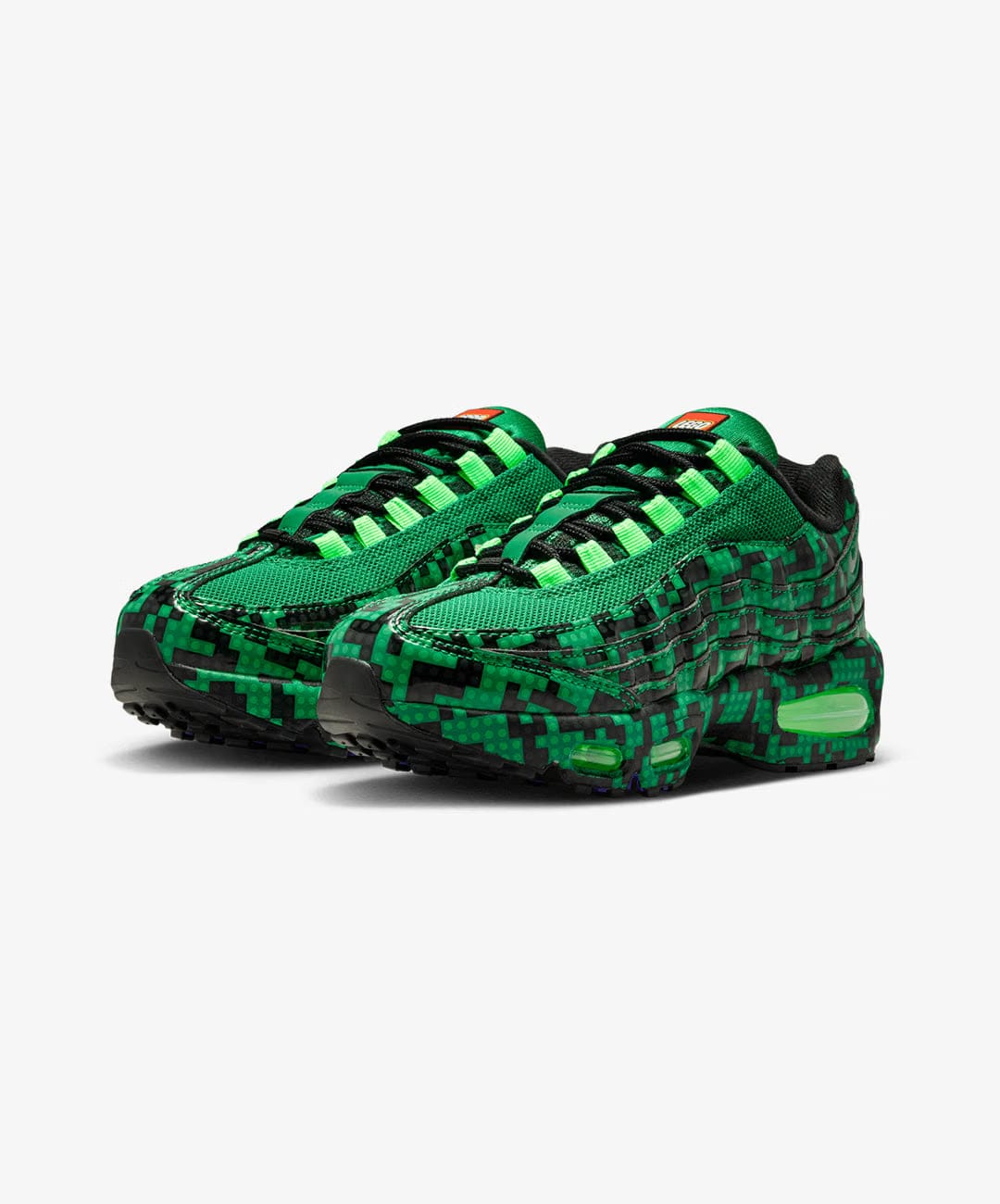 Nike | AIR MAX 95 X LEGO® COLLECTION (GS) { LUCKY GREEN/METALLIC SILVER-BLACK