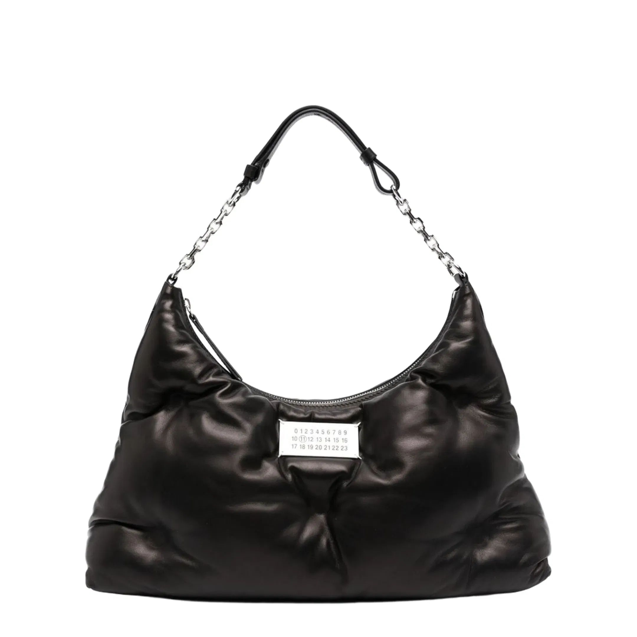 Glam Slam Medium Matelassé Hobo Bag - Black