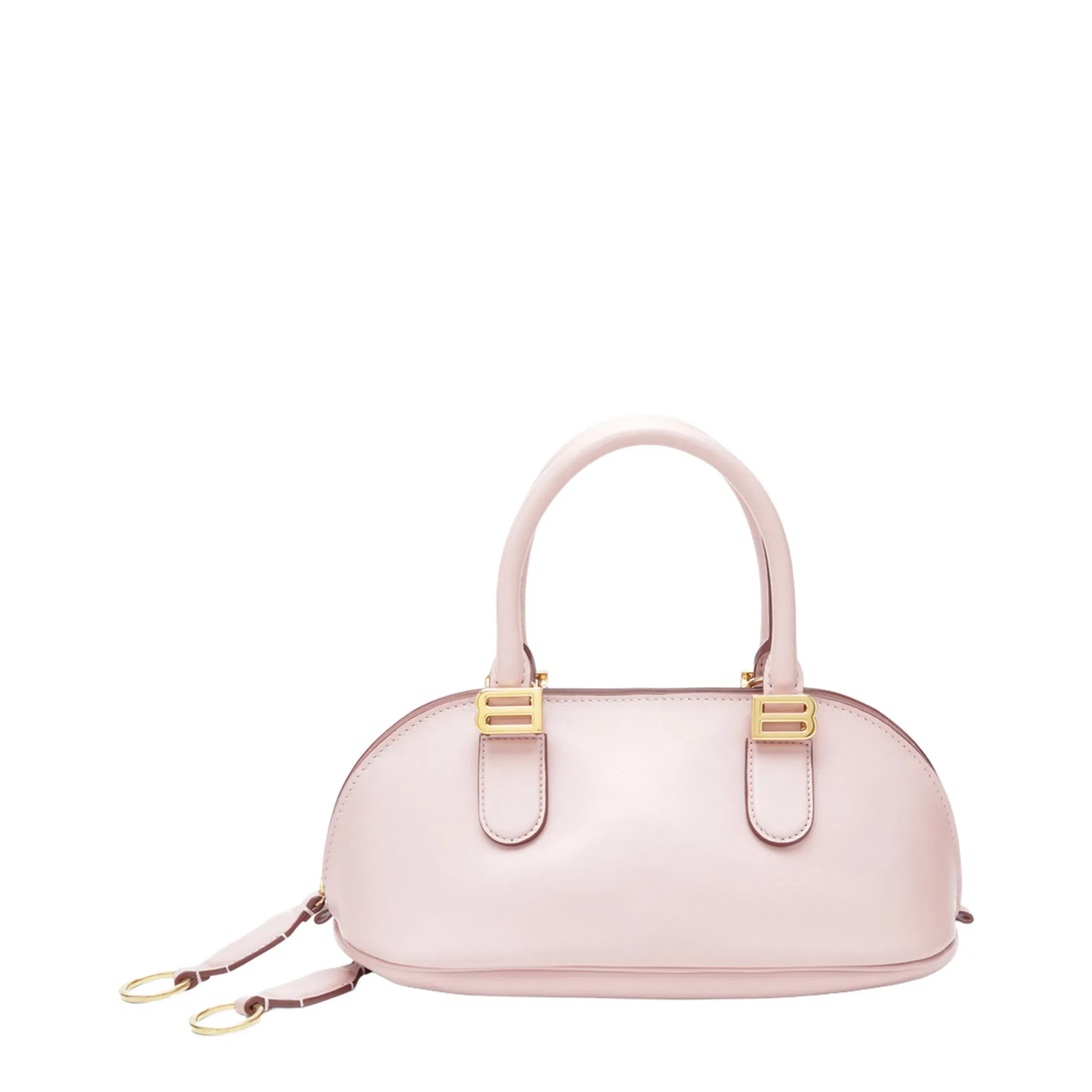 Bolero Mini Calfskin Bowling Bag - Rose Quartz