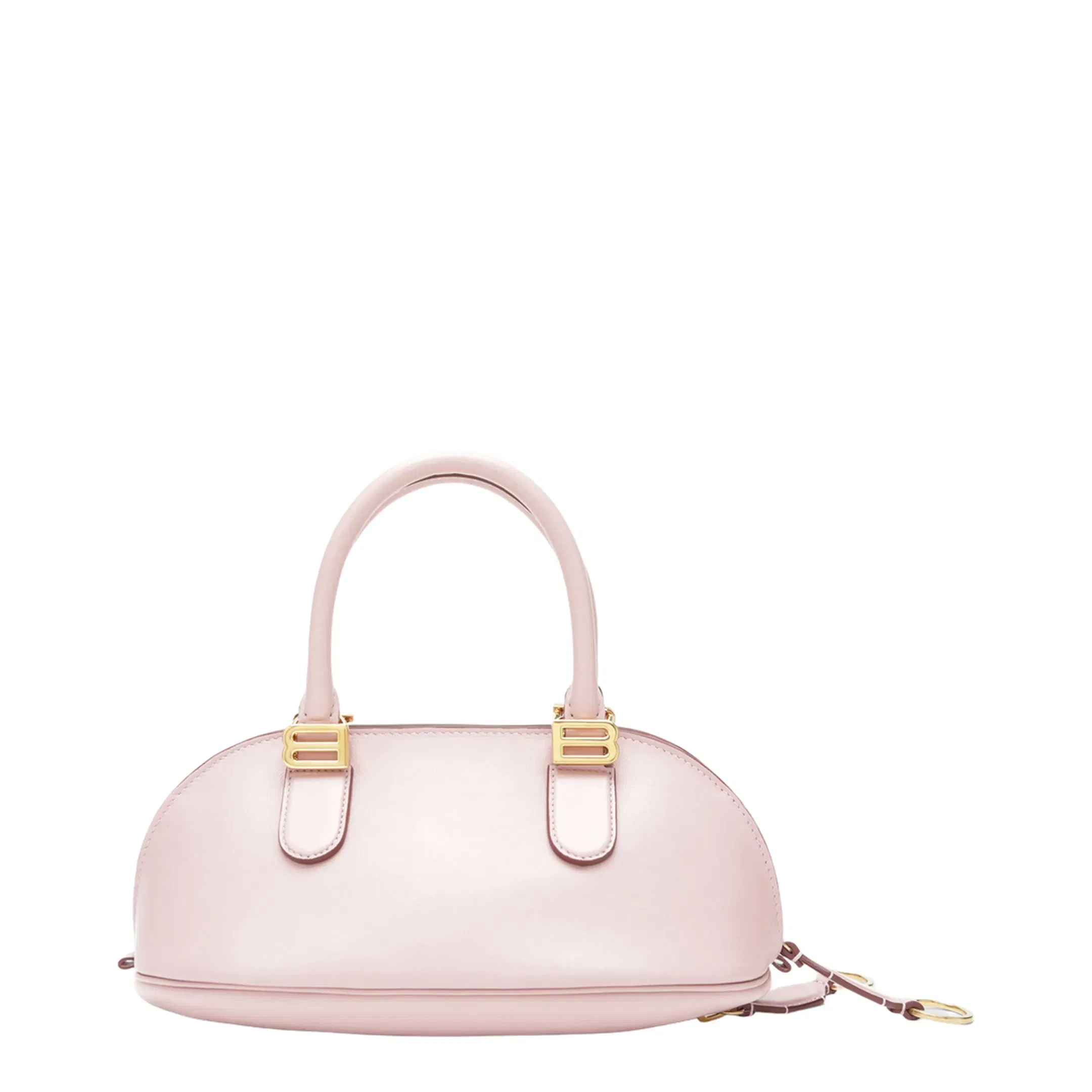 Bolero Mini Calfskin Bowling Bag - Rose Quartz