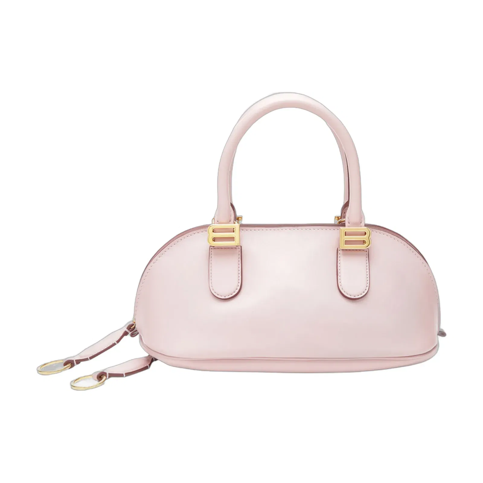 Bolero Mini Calfskin Bowling Bag - Rose Quartz