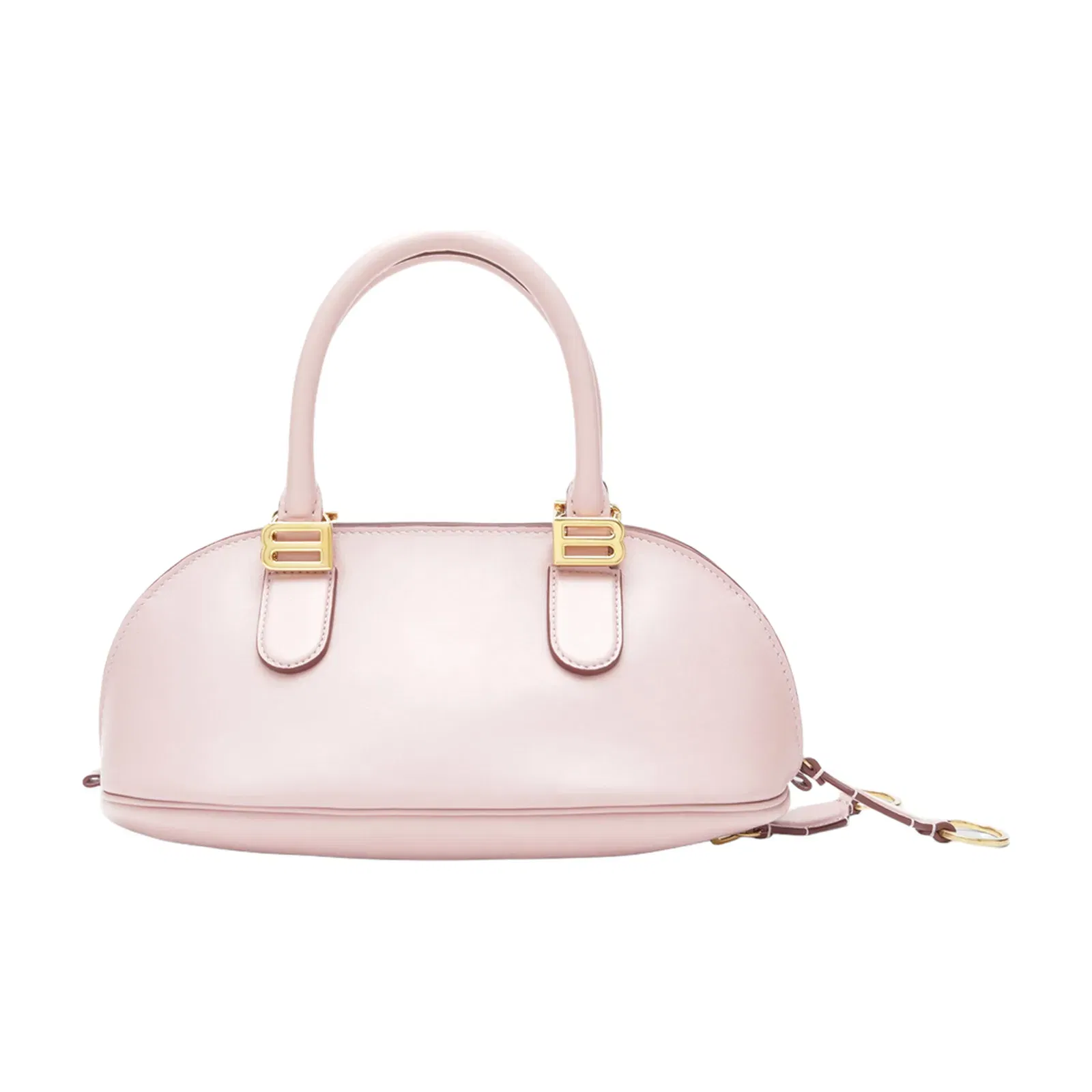Bolero Mini Calfskin Bowling Bag - Rose Quartz