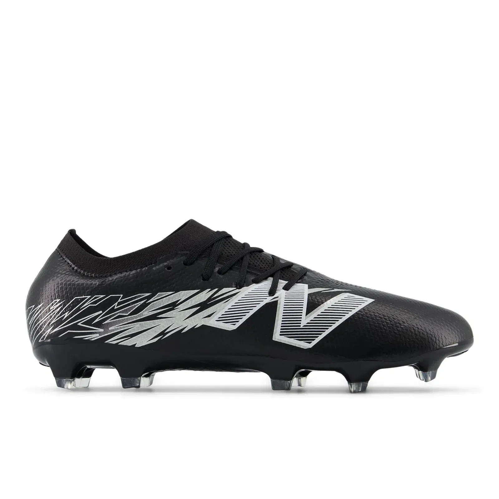 New Balance Furon Pro Fg V8 Black With Metallic Silver And White Black With Metallic Silver And White