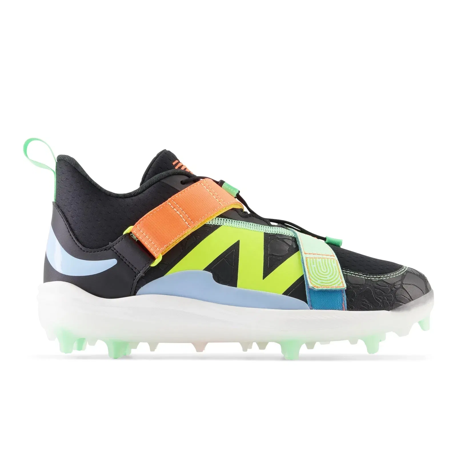New Balance Fuelcell Lindor 2 Comp Black With Neon Dragonfly And Electric Jade Black With Neon Dragonfly And Electric Jade