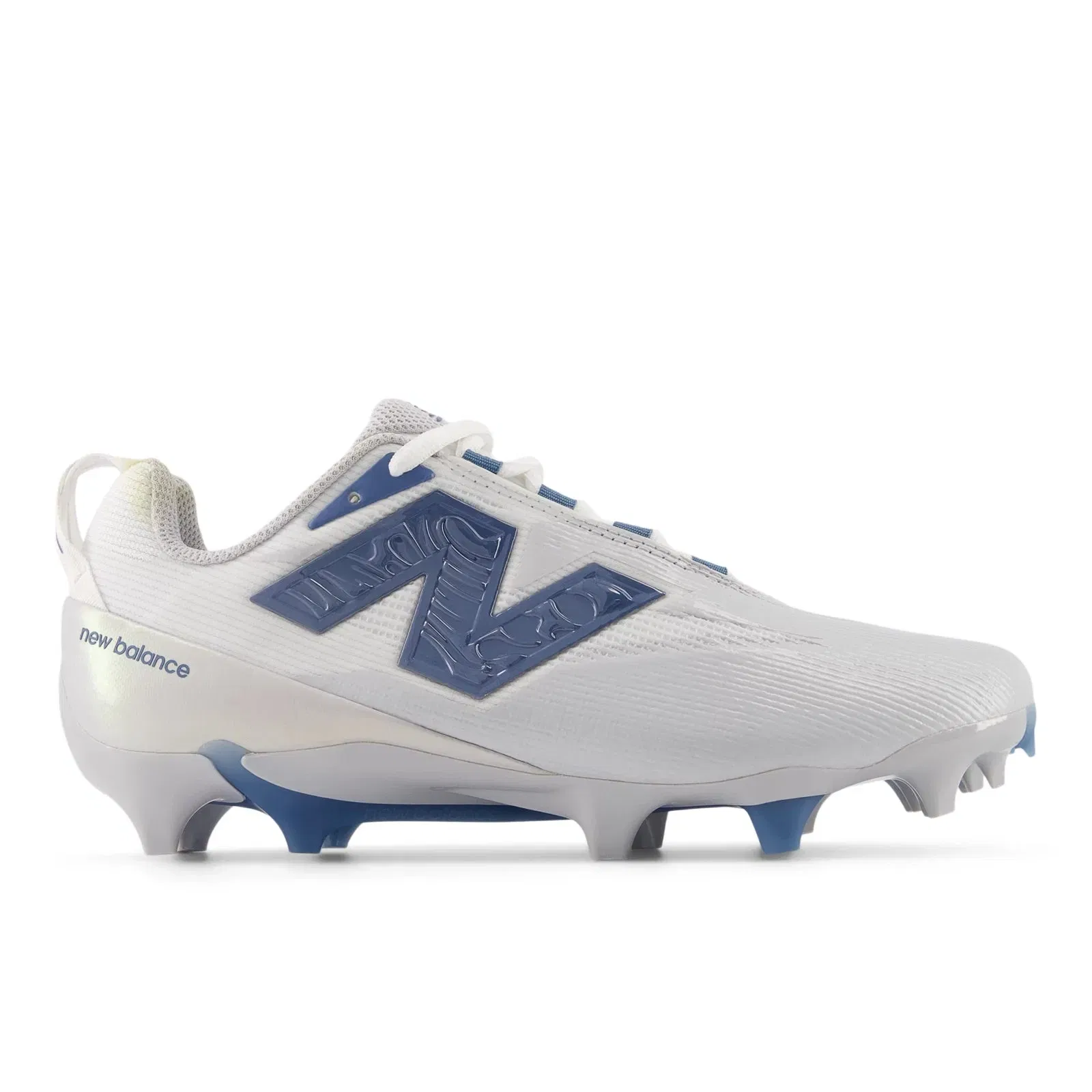 New Balance Burnx5 Liquid Silver White With Silver And Shoreline Blue Womens White With Silver And Shoreline Blue
