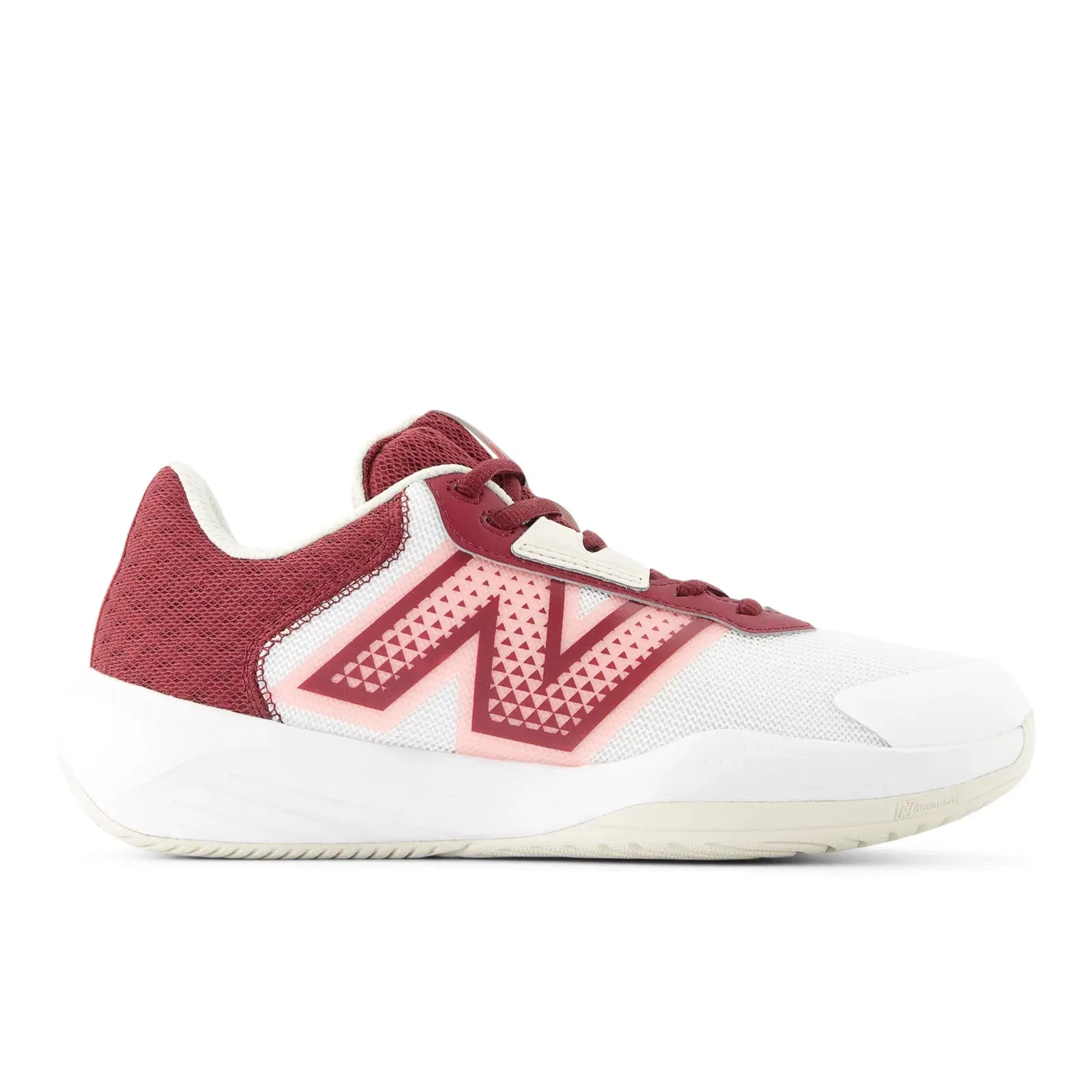 New Balance 696V6 White With Monarch Burgundy Womens White With Monarch Burgundy