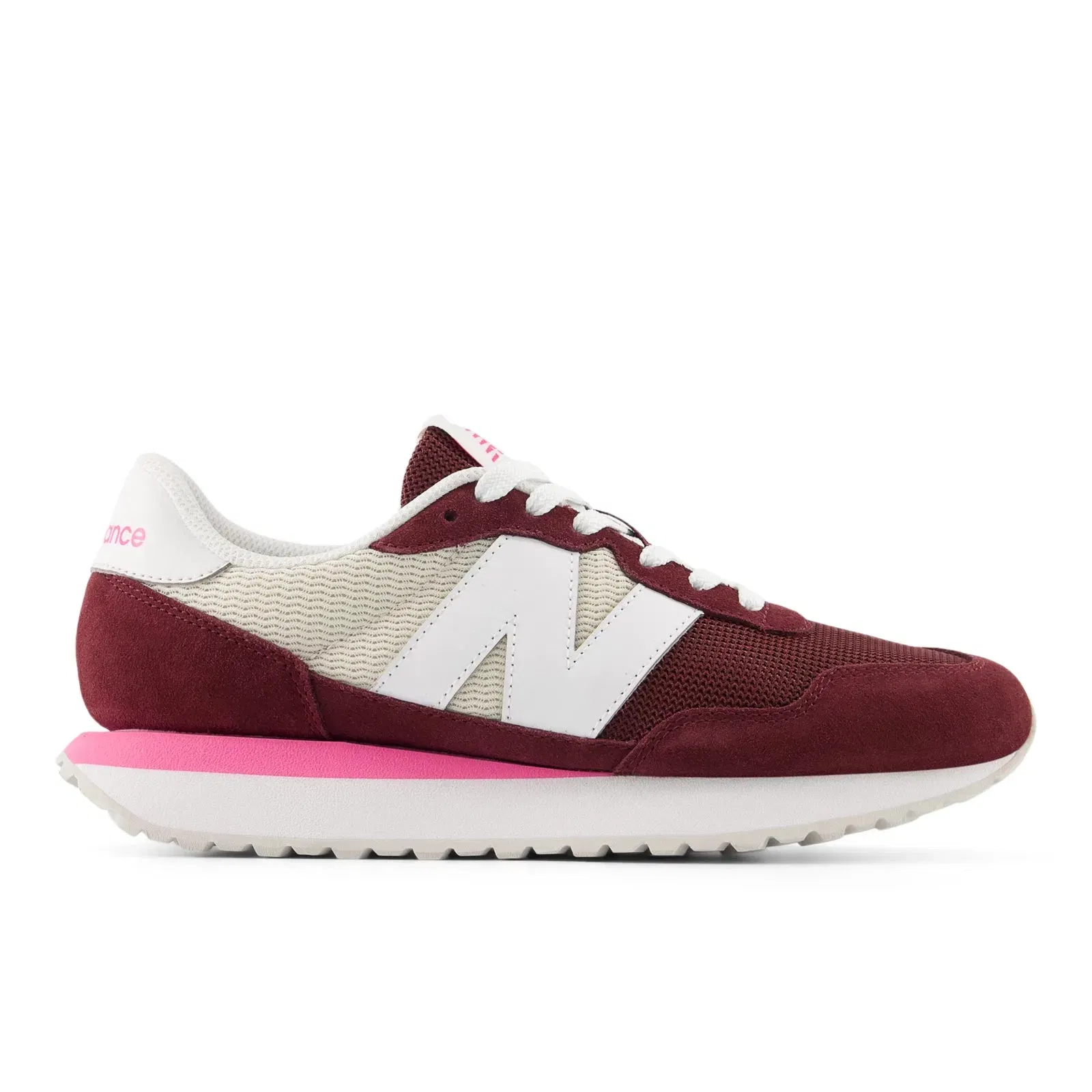 New Balance 237 Nb Burgundy With Linen And Pink Heat Womens Nb Burgundy With Linen And Pink Heat