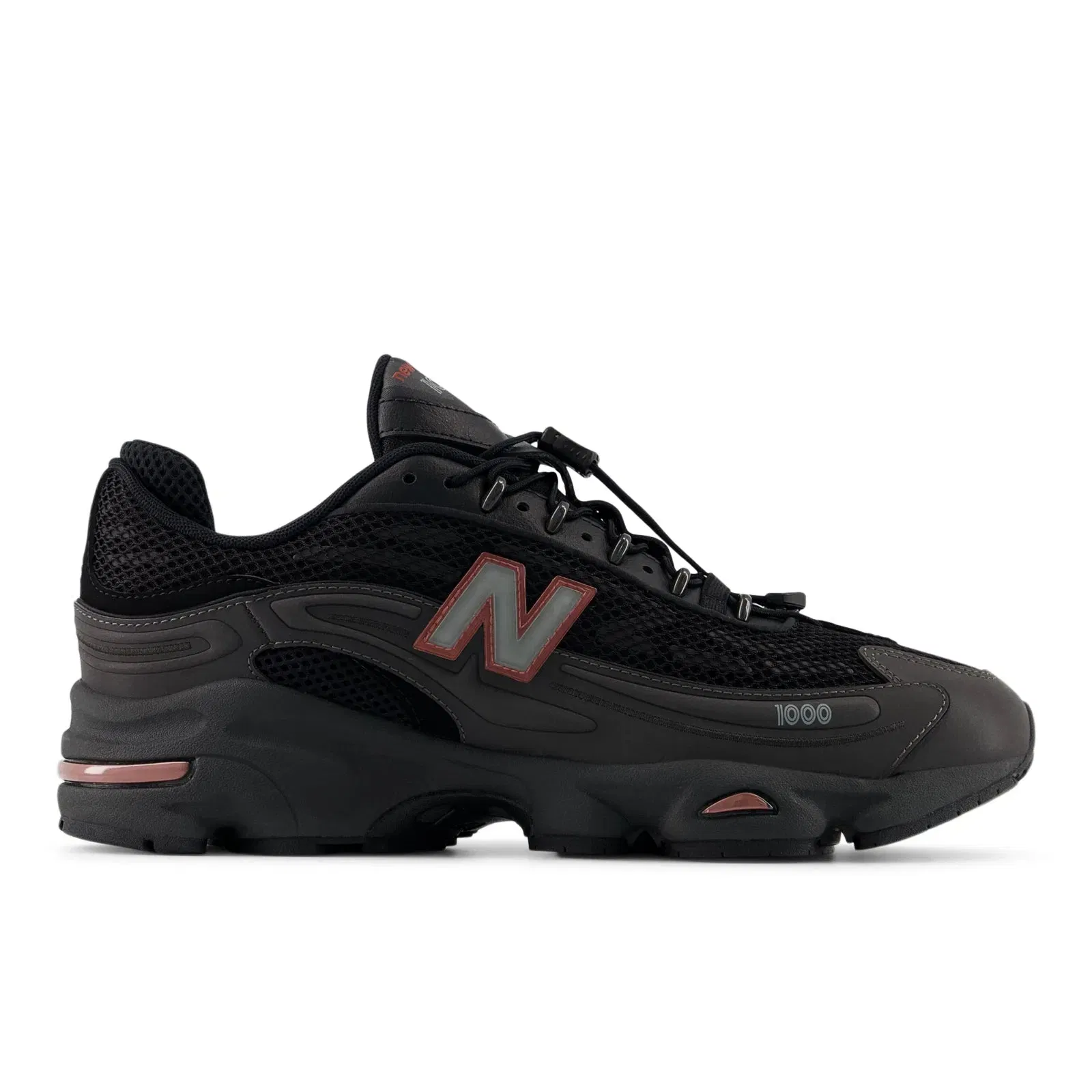 New Balance 1000G Black Metallic With Red Rock Black Metallic With Red Rock