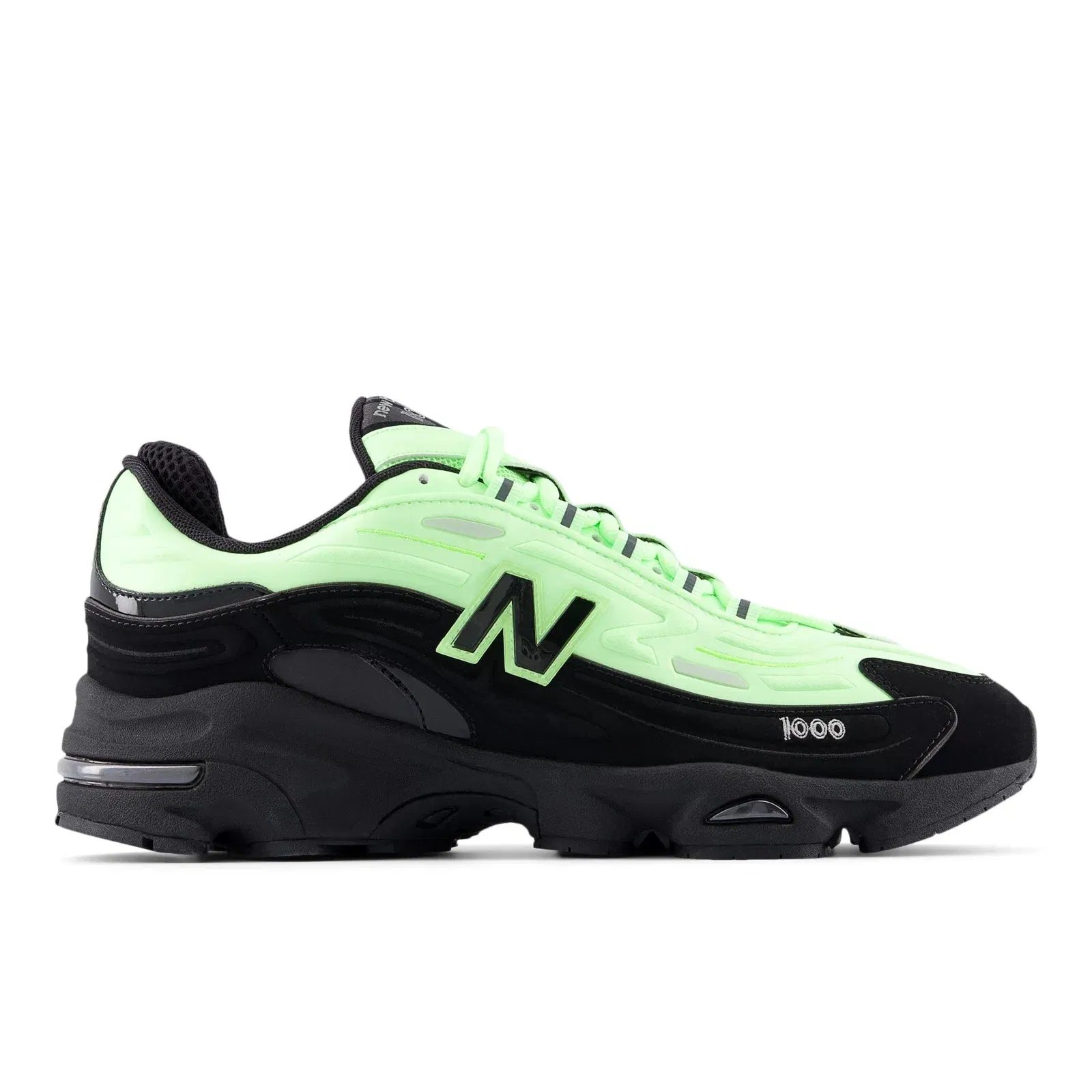 New Balance 1000D Black With Mint Flash And Light Gold Metallic Black With Mint Flash And Light Gold Metallic