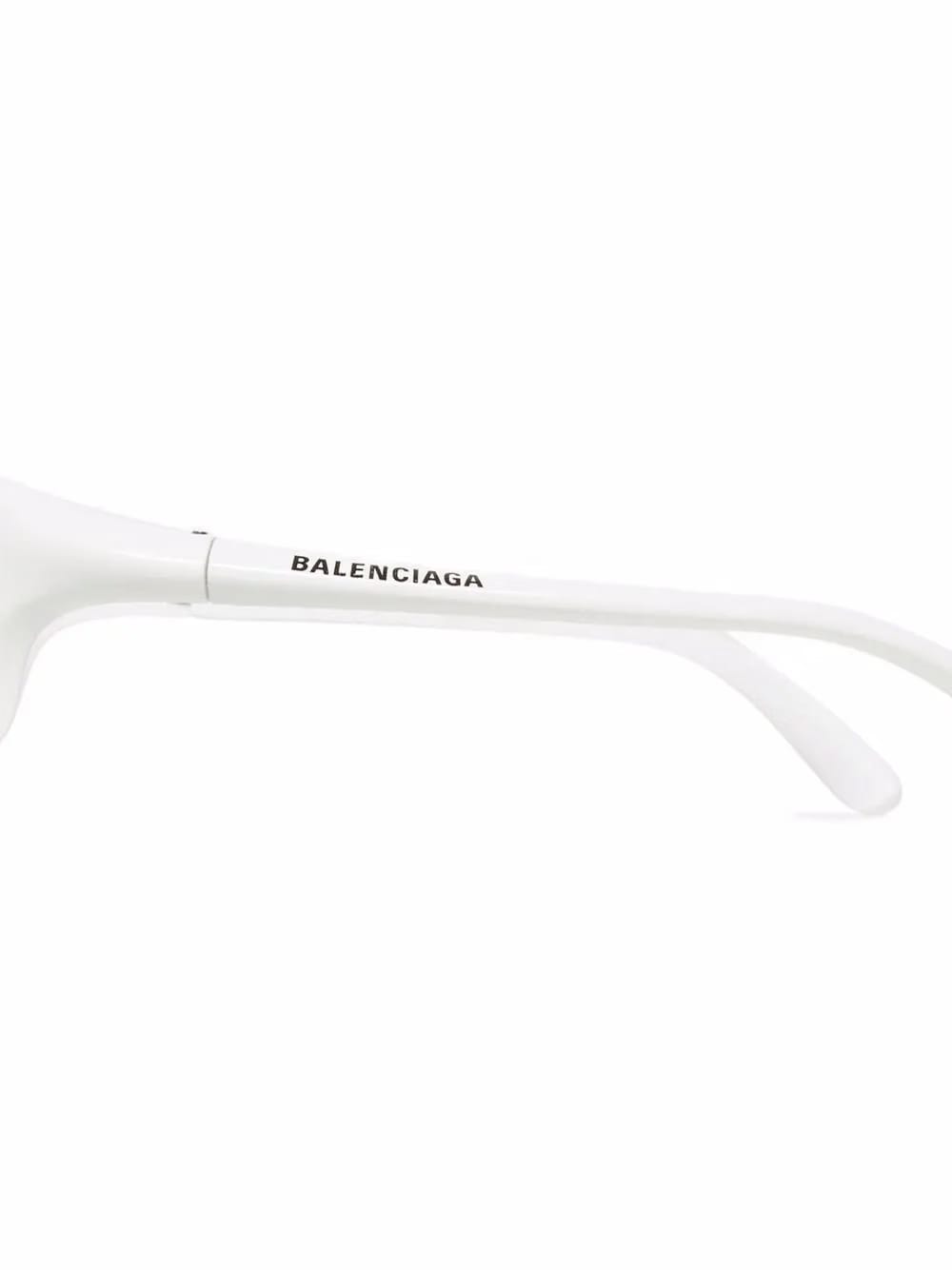 Bat rectangle-frame sunglasses