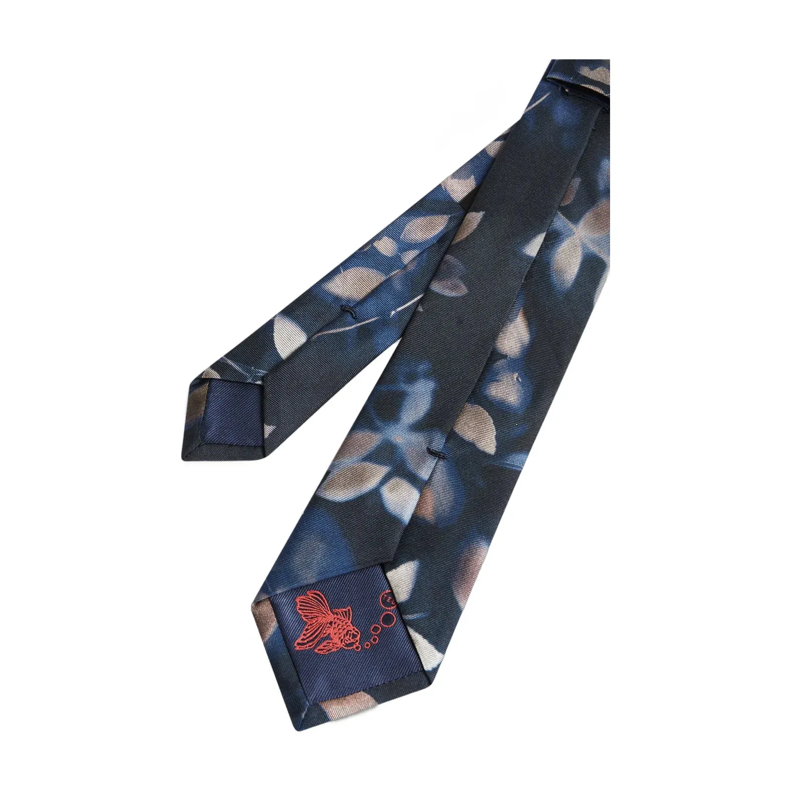 Ted Baker Silvano Photographic Leaf Print Silk Tie