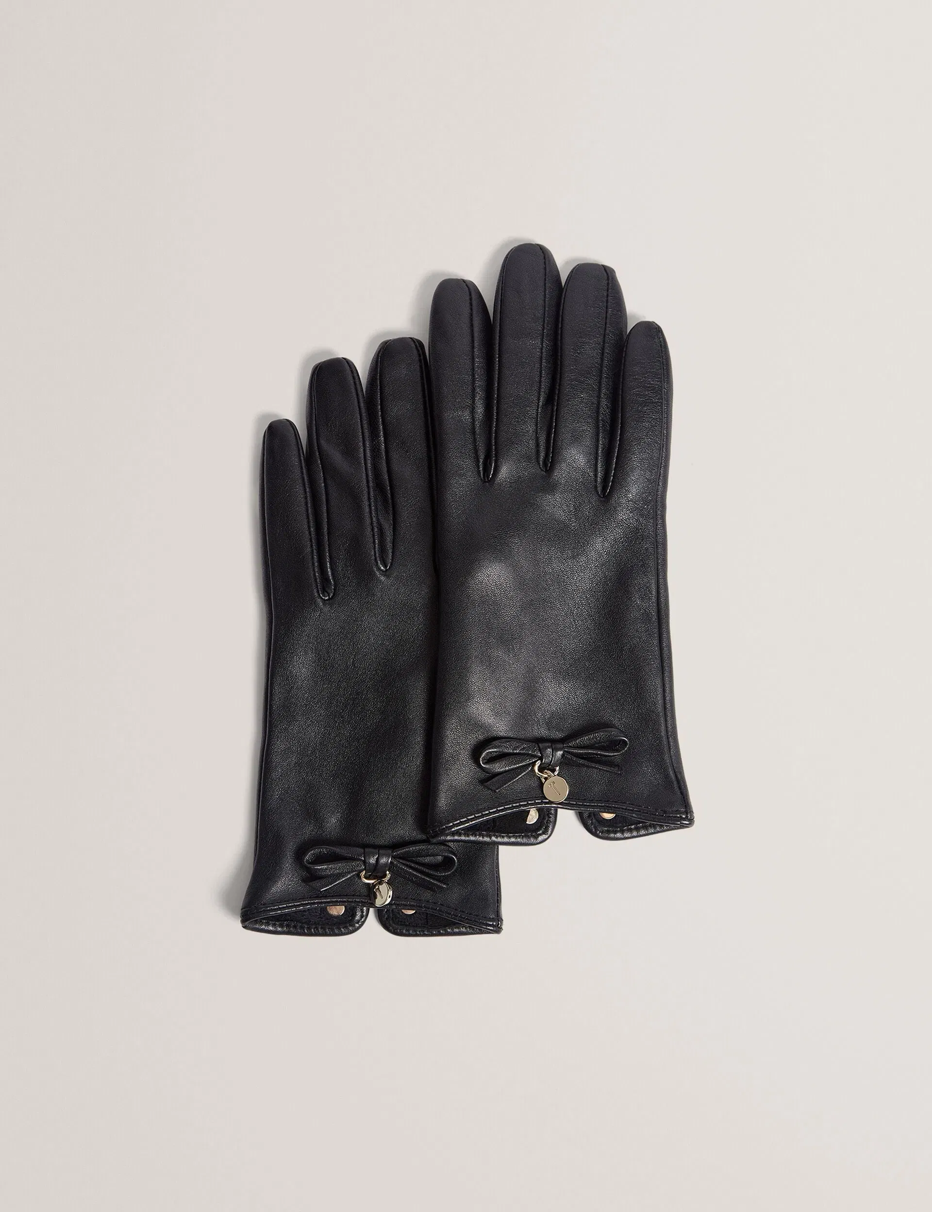 Ted Baker Sheryys Bow Detail Soft Leather Gloves Women's