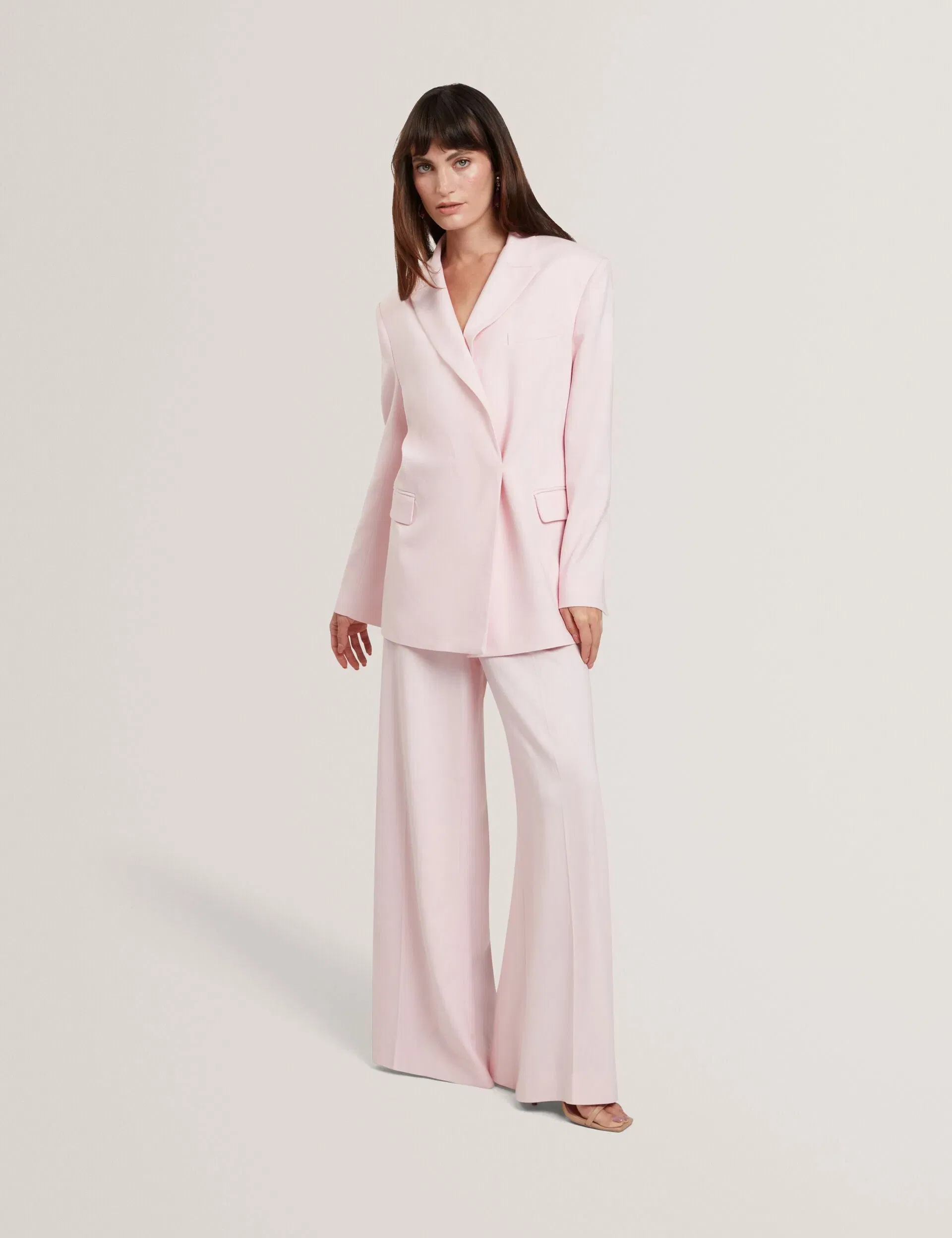 Ted Baker Peyaan Relaxed Wrap Front Woven Blazer Women's