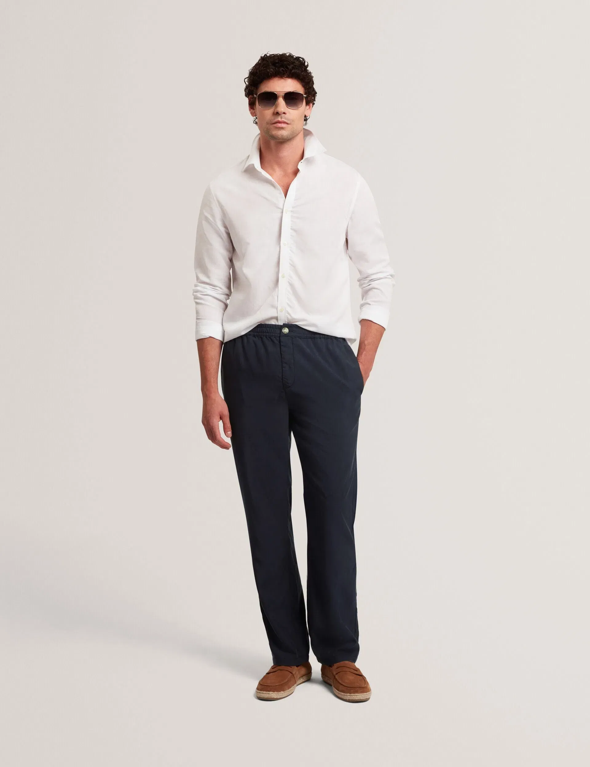 Ted Baker Kiilian Tapered Leg Woven Pullon Trousers