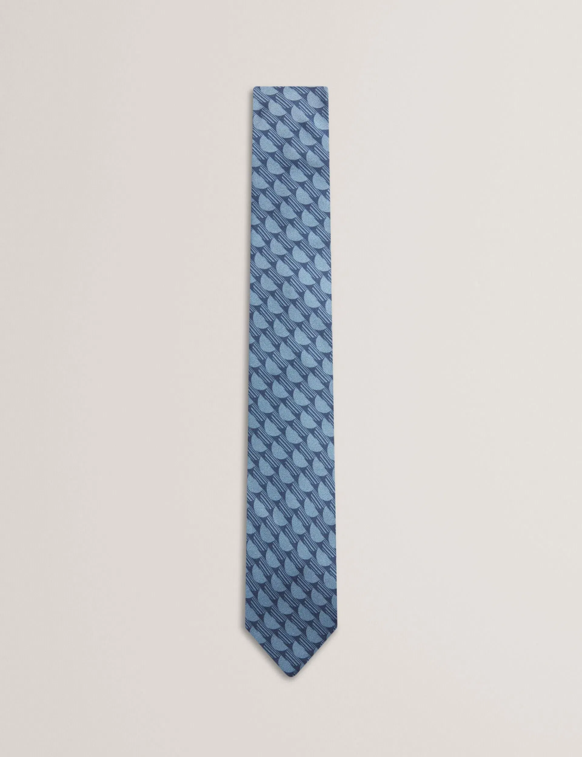 Ted Baker Kerem Retro Geometric Print Silk Tie