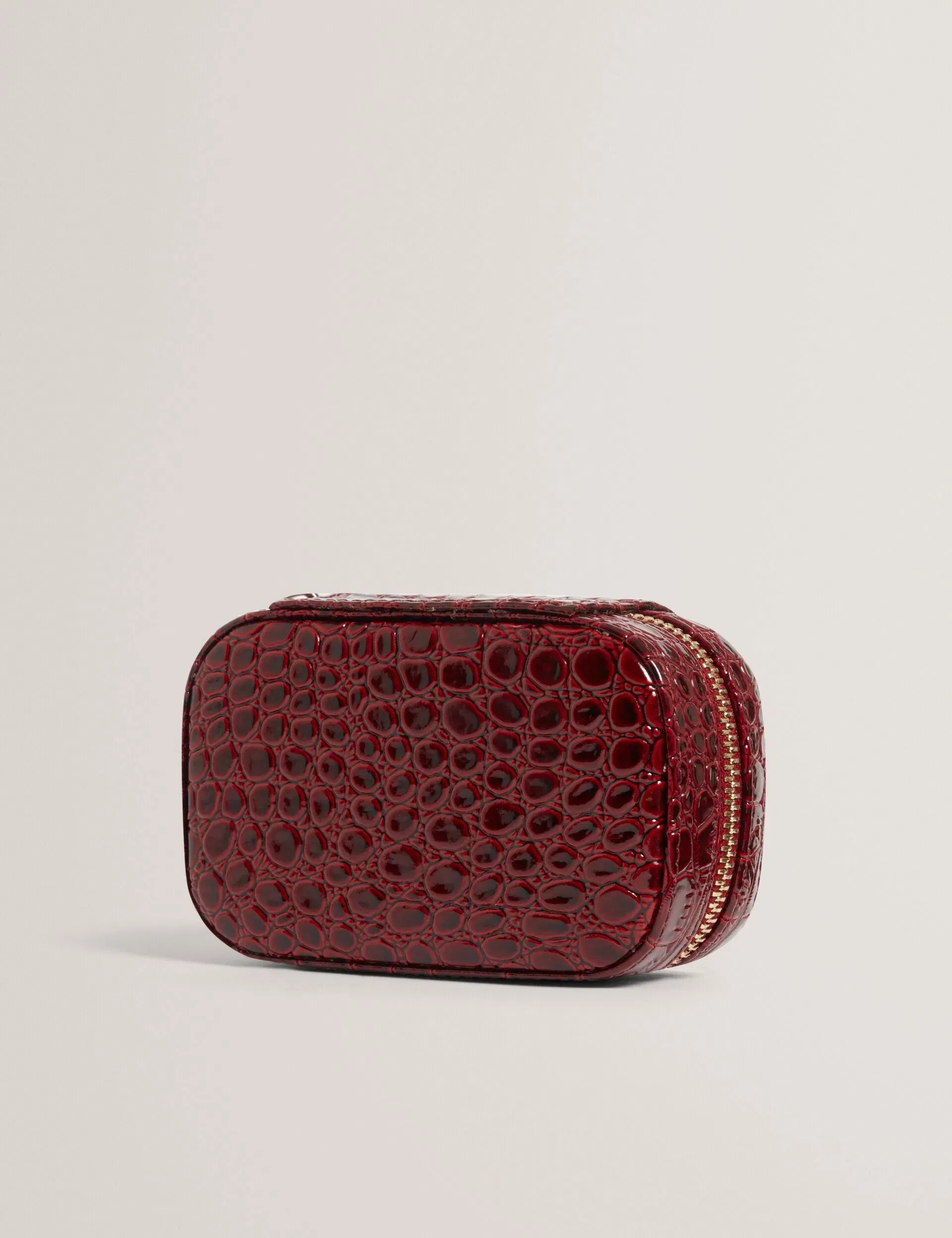 Ted Baker Ivee Croc Effect Mini Jewellery Case Women's