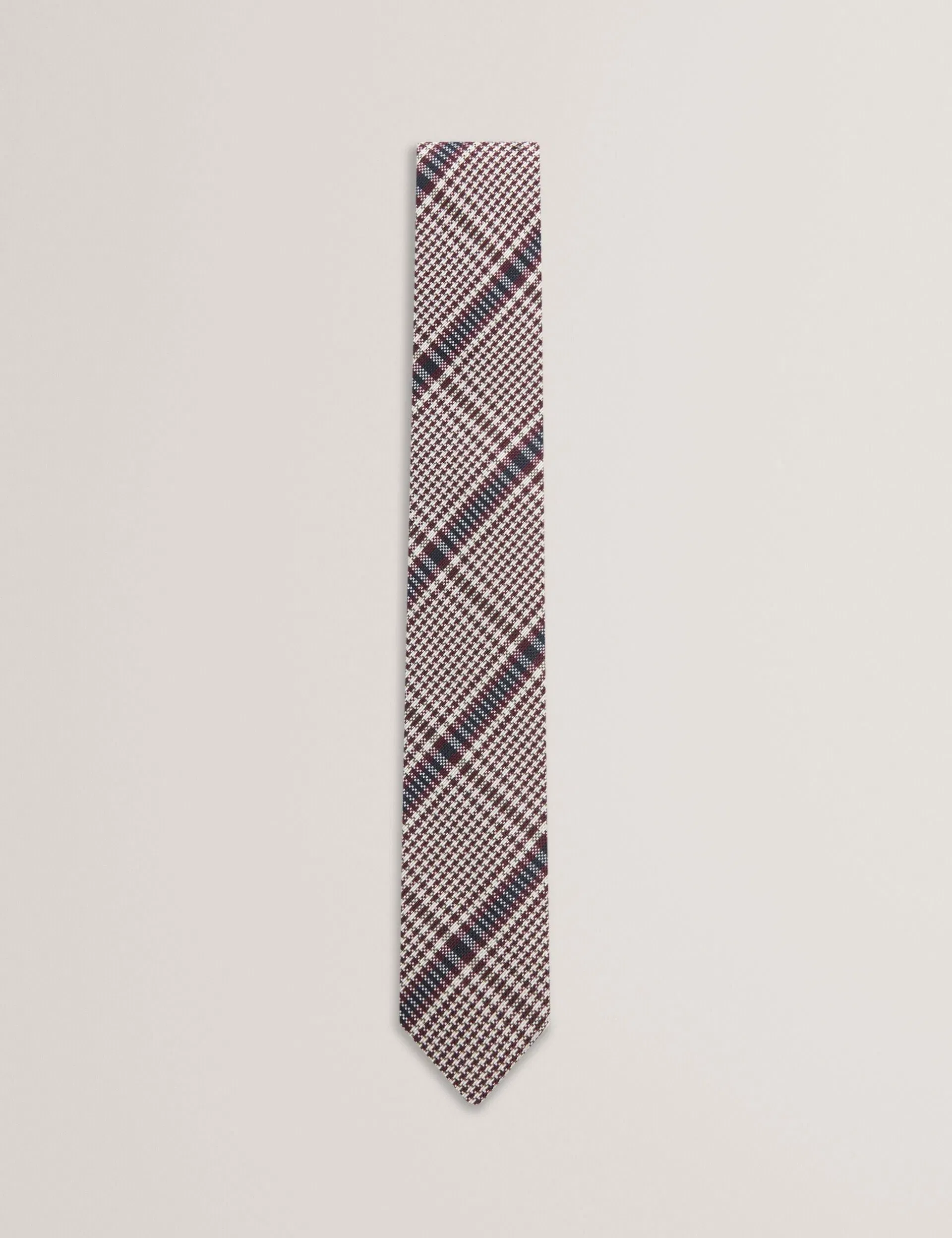 Ted Baker Demos Glen Check Woven Tie