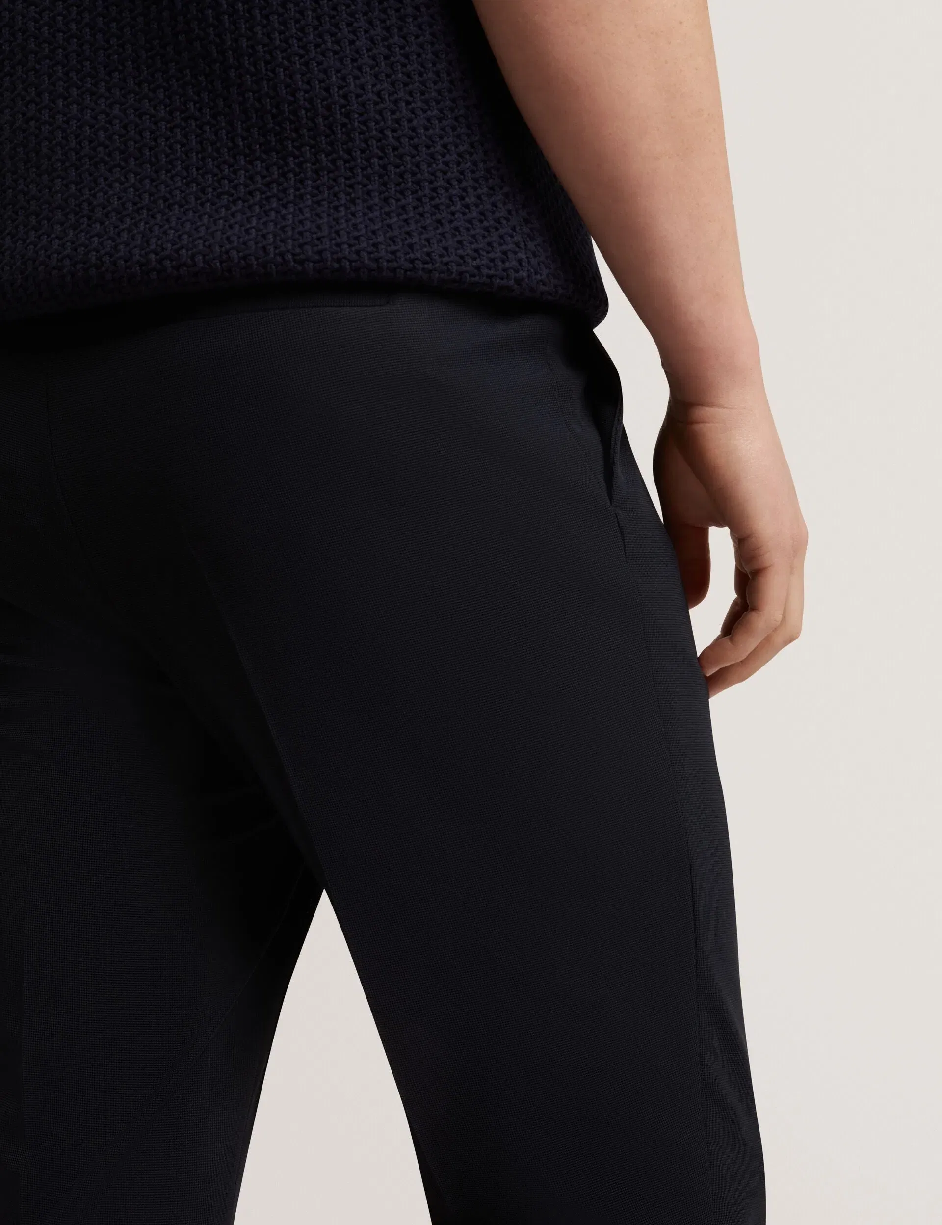 Ted Baker Cialdat Tapered Waffle Knit Trouser