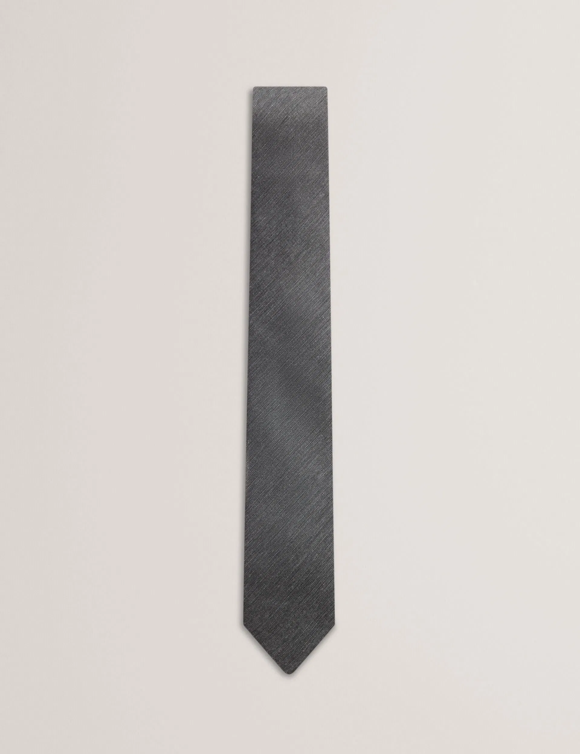 Ted Baker Amedeo Heathered Weave Wool Silk Tie